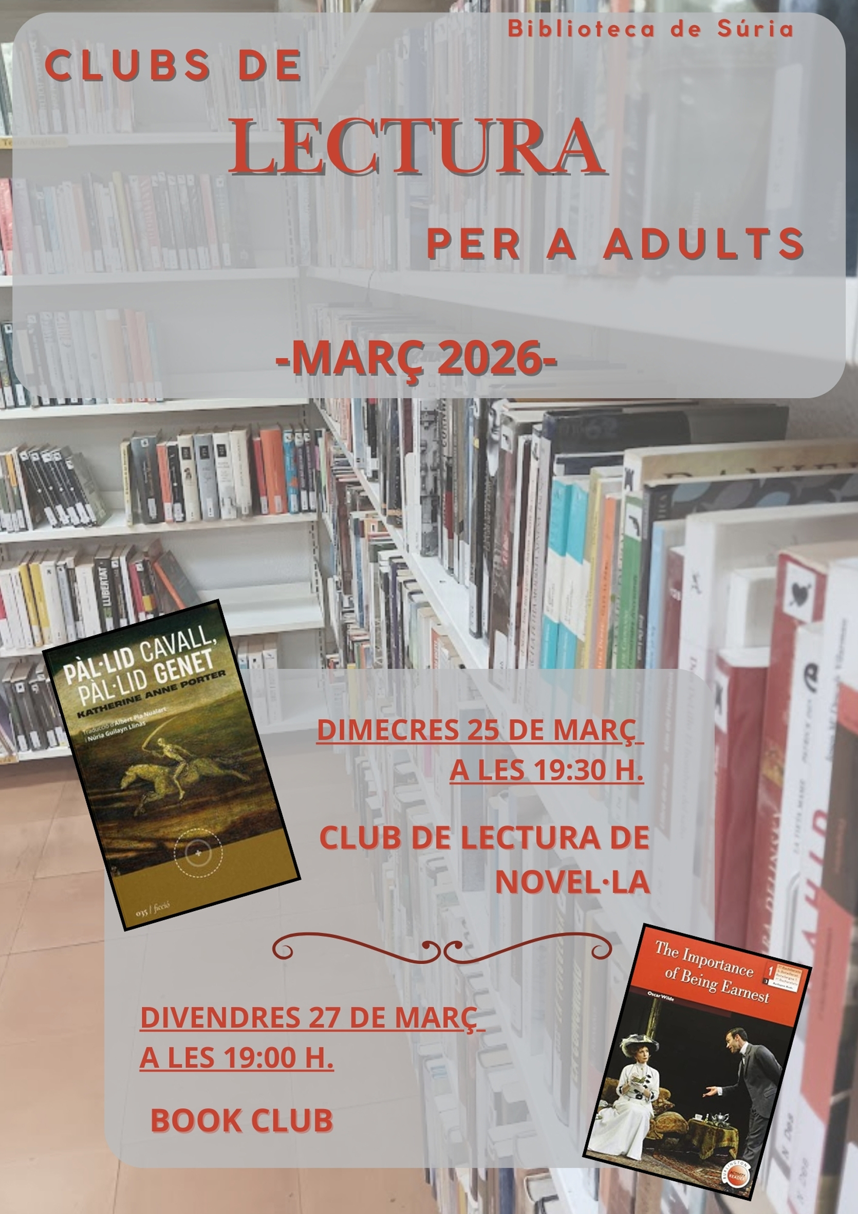 Trobada del Club de Lectura de la Biblioteca P&uacute;blica