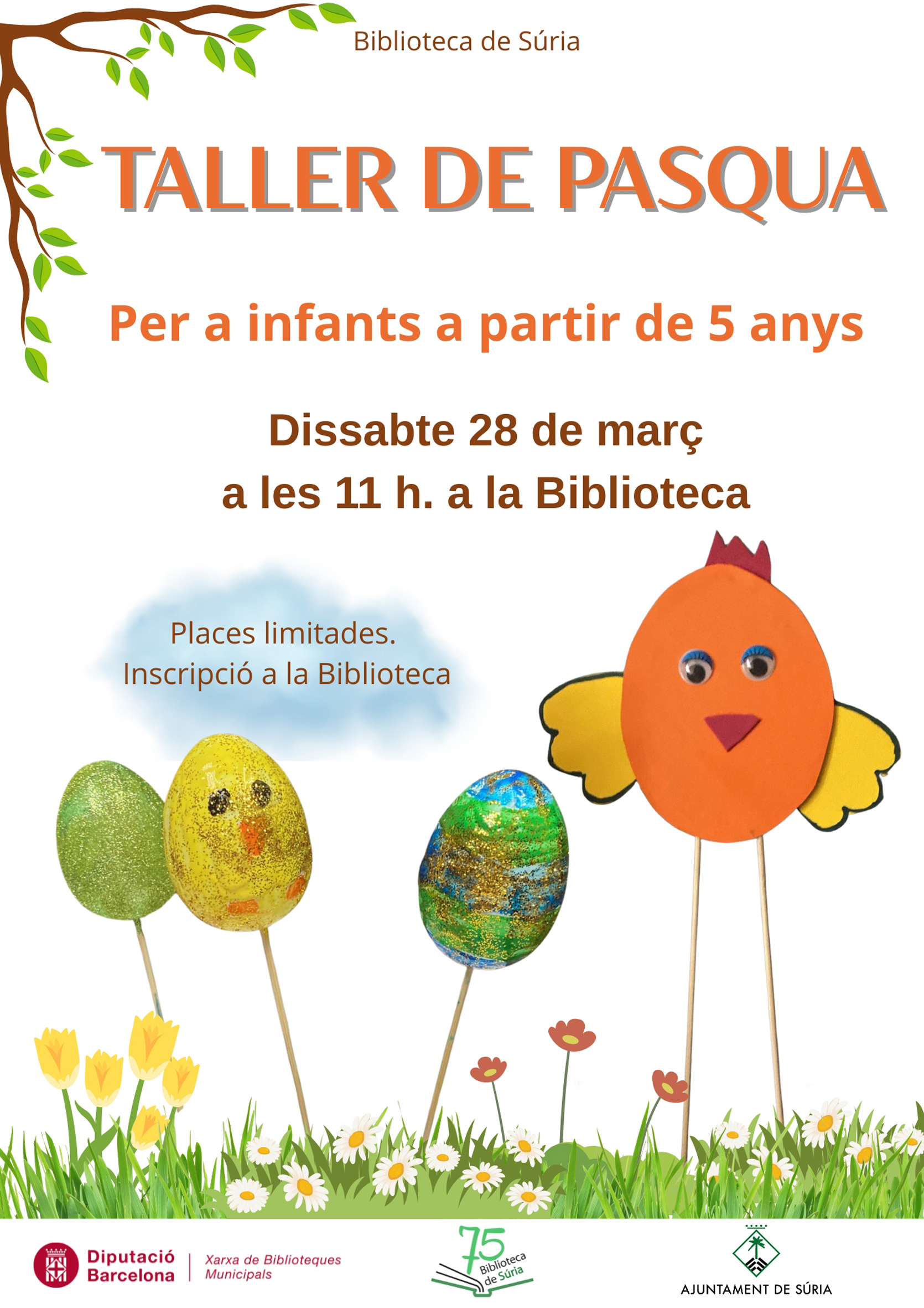 Taller de Pasqua a la Biblioteca P&uacute;blica