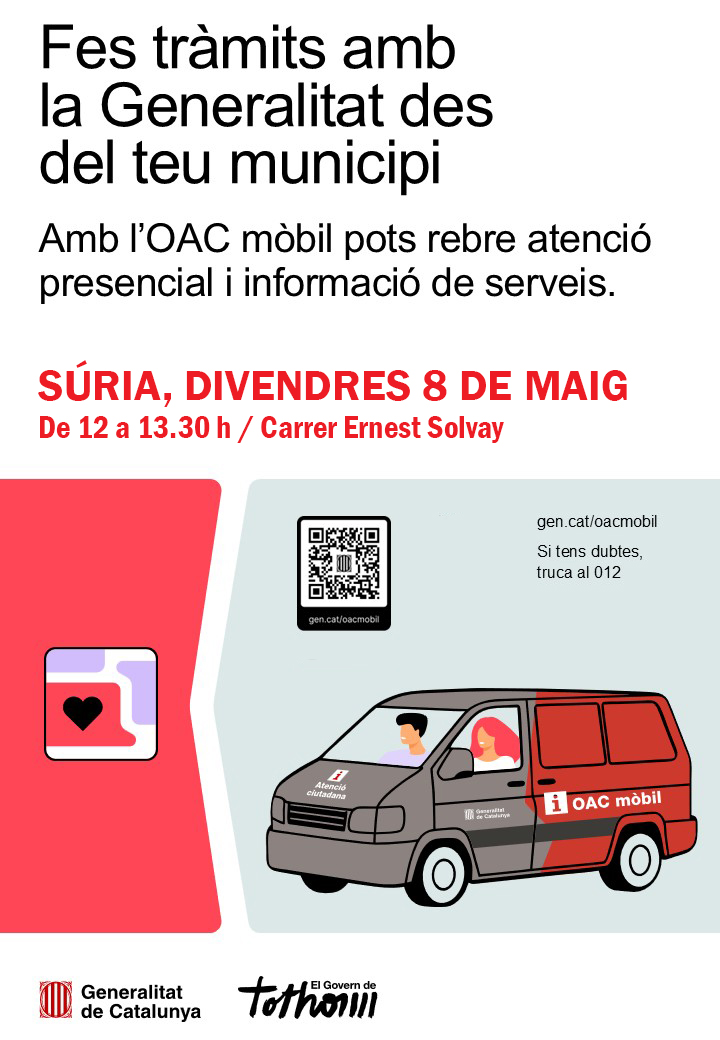 Visita de l'Oficina d'Atenci&oacute; Ciutadana m&ograve;bil de la Generalitat