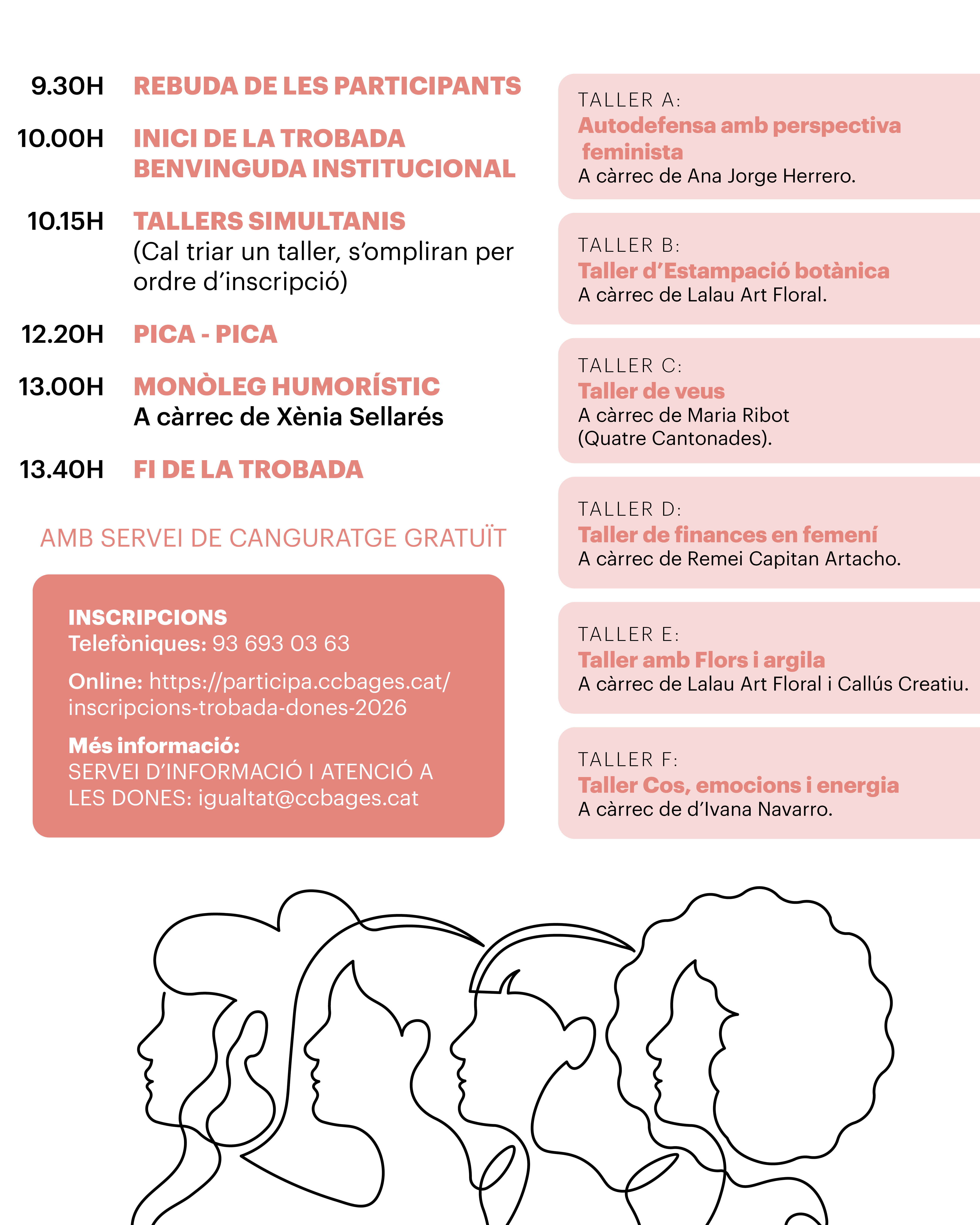 Programa de la 15a Trobada de Dones del Bages a Call&uacute;s - Dissabte 16 de maig.