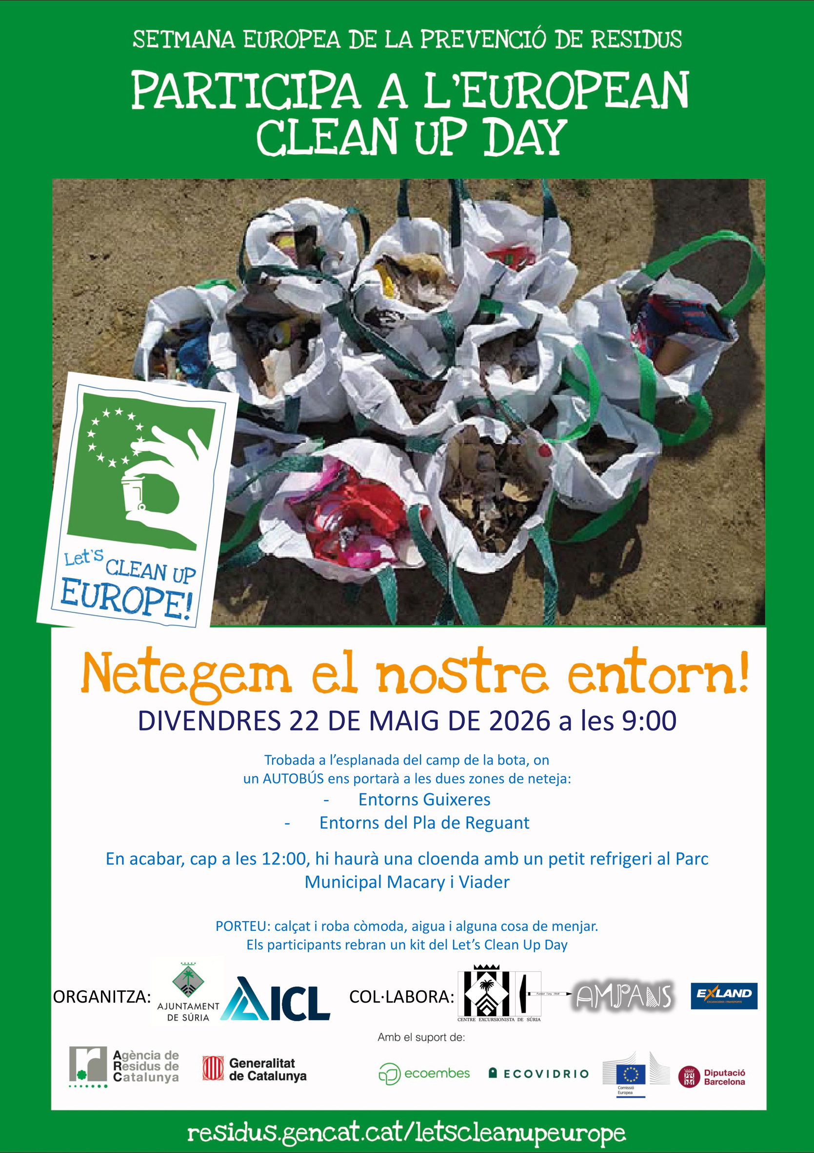 Campanya Let's Clean Up Europe: Jornada de neteja de l'entorn