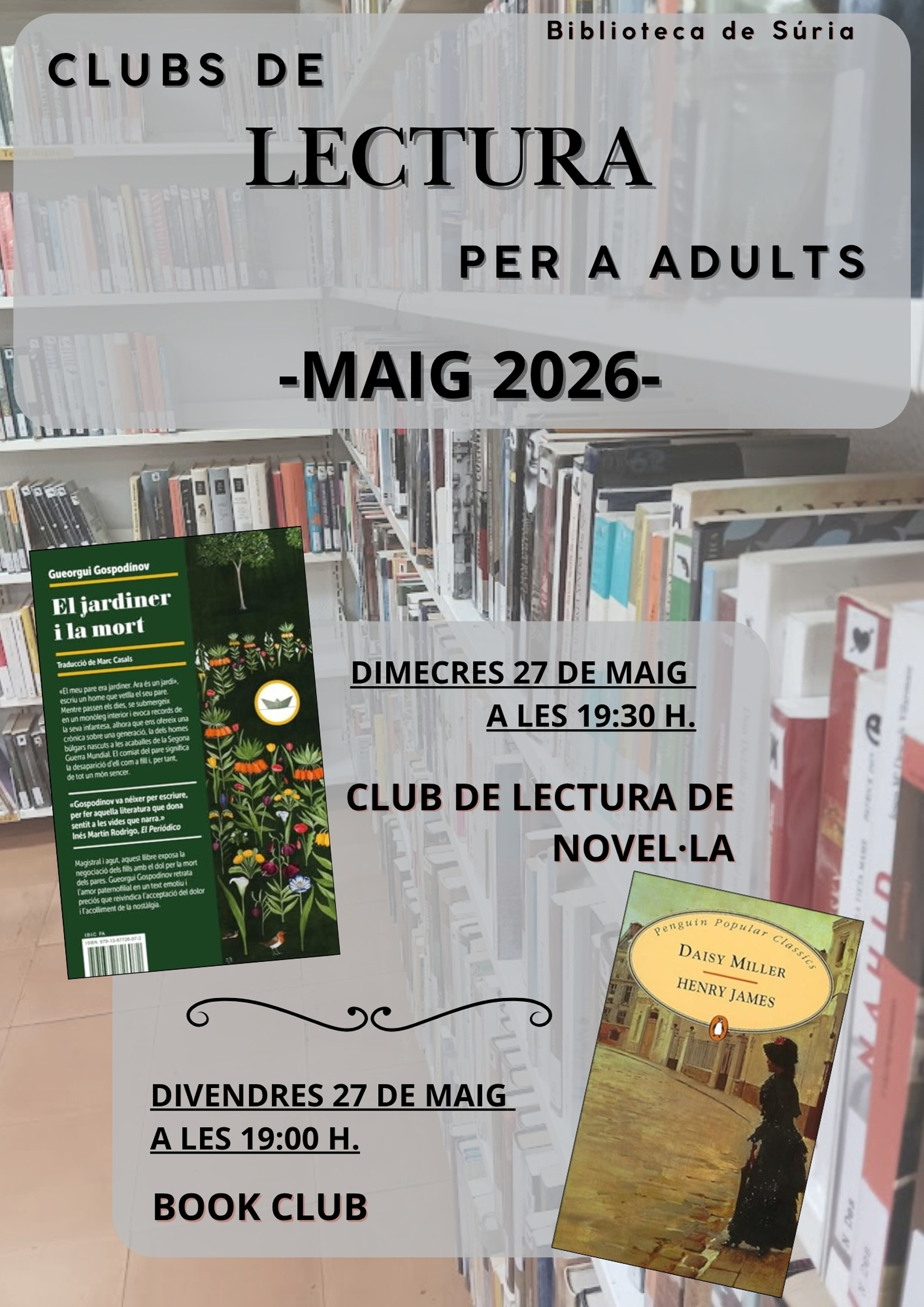 Trobada del Club de Lectura de la Biblioteca