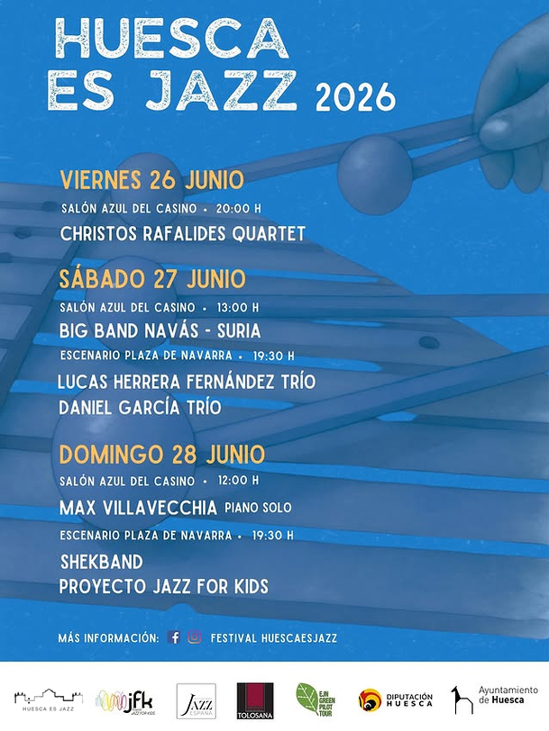 Actuaci&oacute; de la Jazz Band Nav&agrave;s-S&uacute;ria a Osca