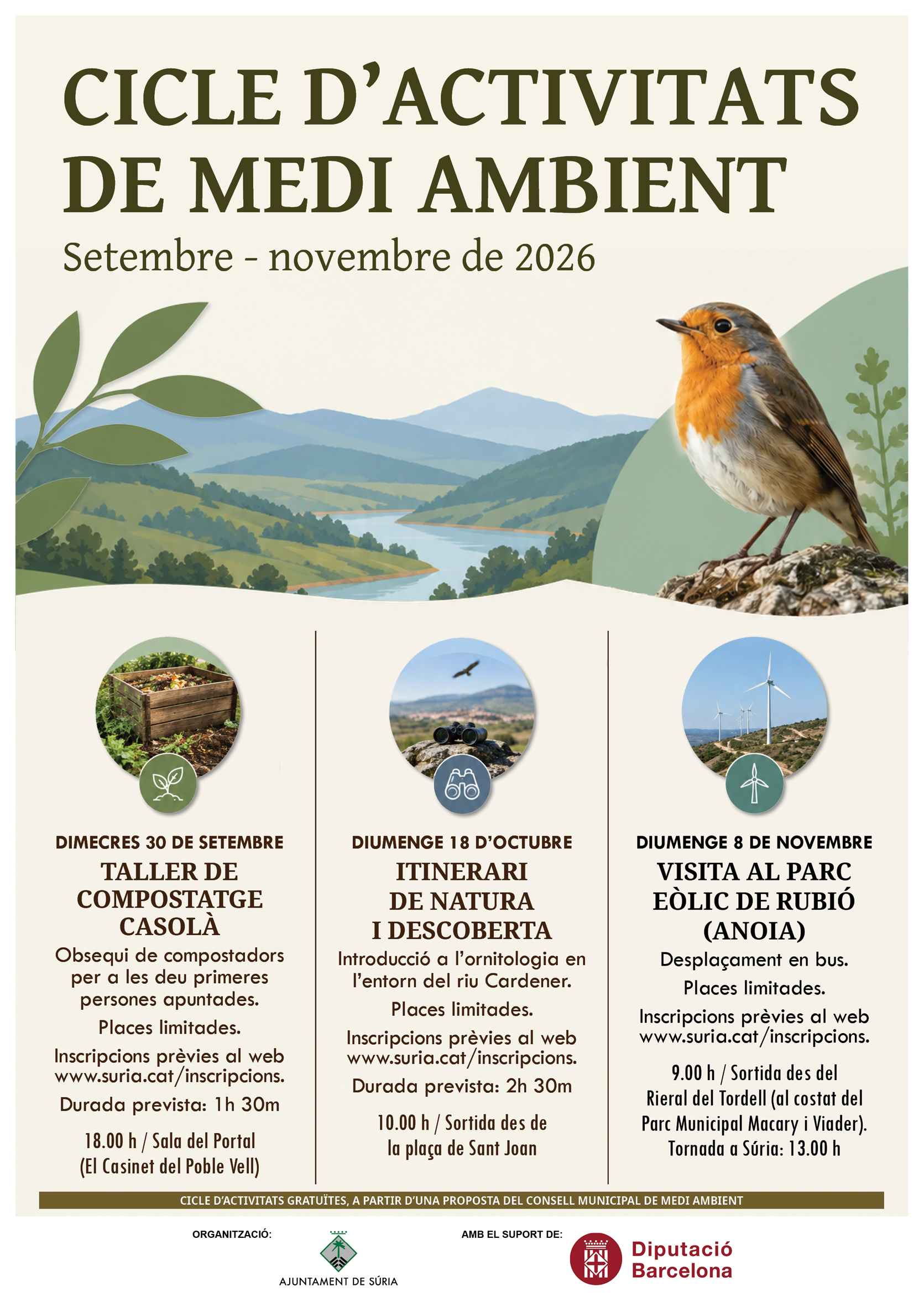 Cicle d'Activitats de Medi Ambient: Taller de compostatge casol&agrave;