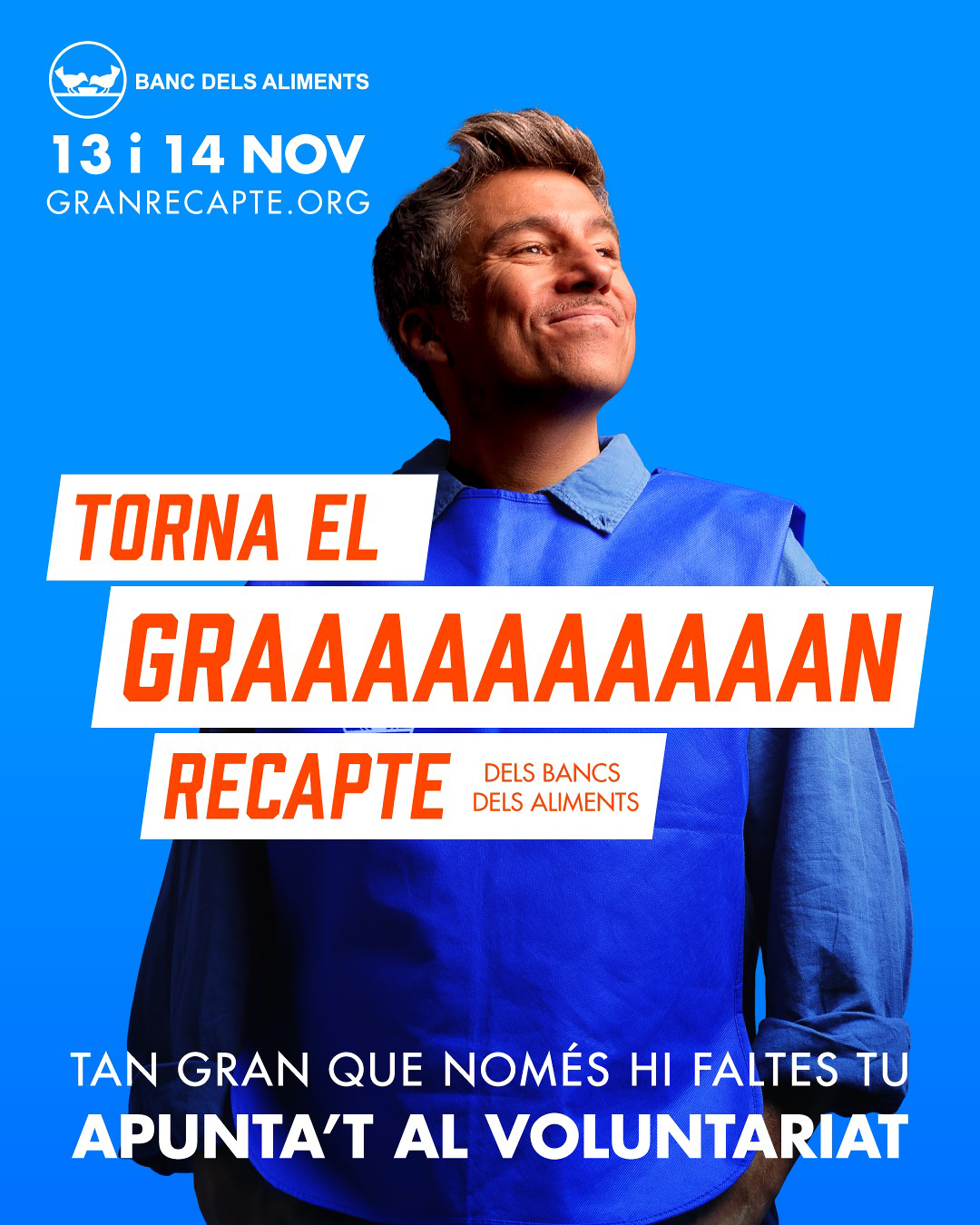 Cartell d'El Gran Recapte 2026 - Divendres 13 i dissabte 14 de novembre.