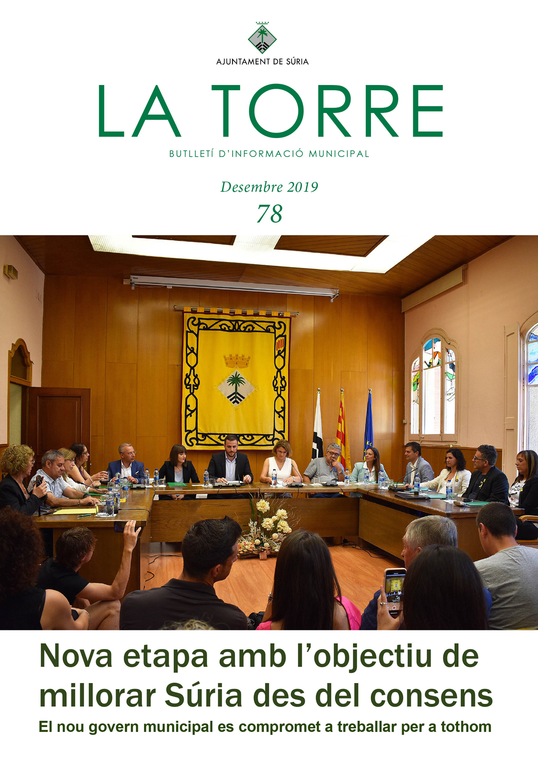 Portada del butlletí municipal La Torre - Desembre 2019.