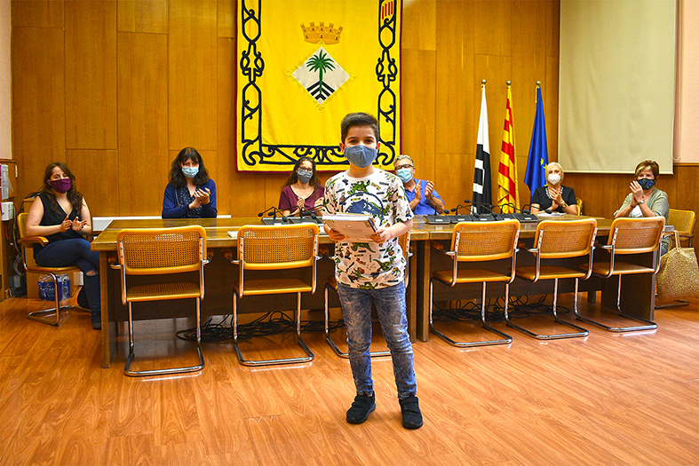 Guanyador de la categoria de 3r-4t de Primària de narrativa del concurs infantil 'Sant Jordi a casa', convocat per l'Ajuntament de Súria i la Biblioteca Pública.