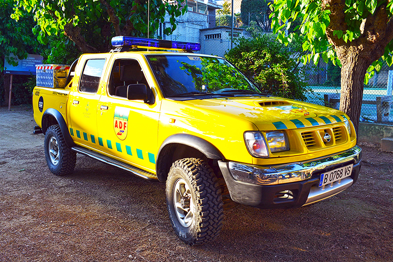 Imatge del nou vehicle de l'ADF Defensors del Bosc.