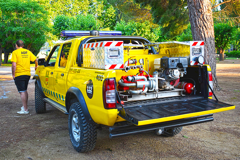 Imatge del nou vehicle de l'ADF Defensors del Bosc.