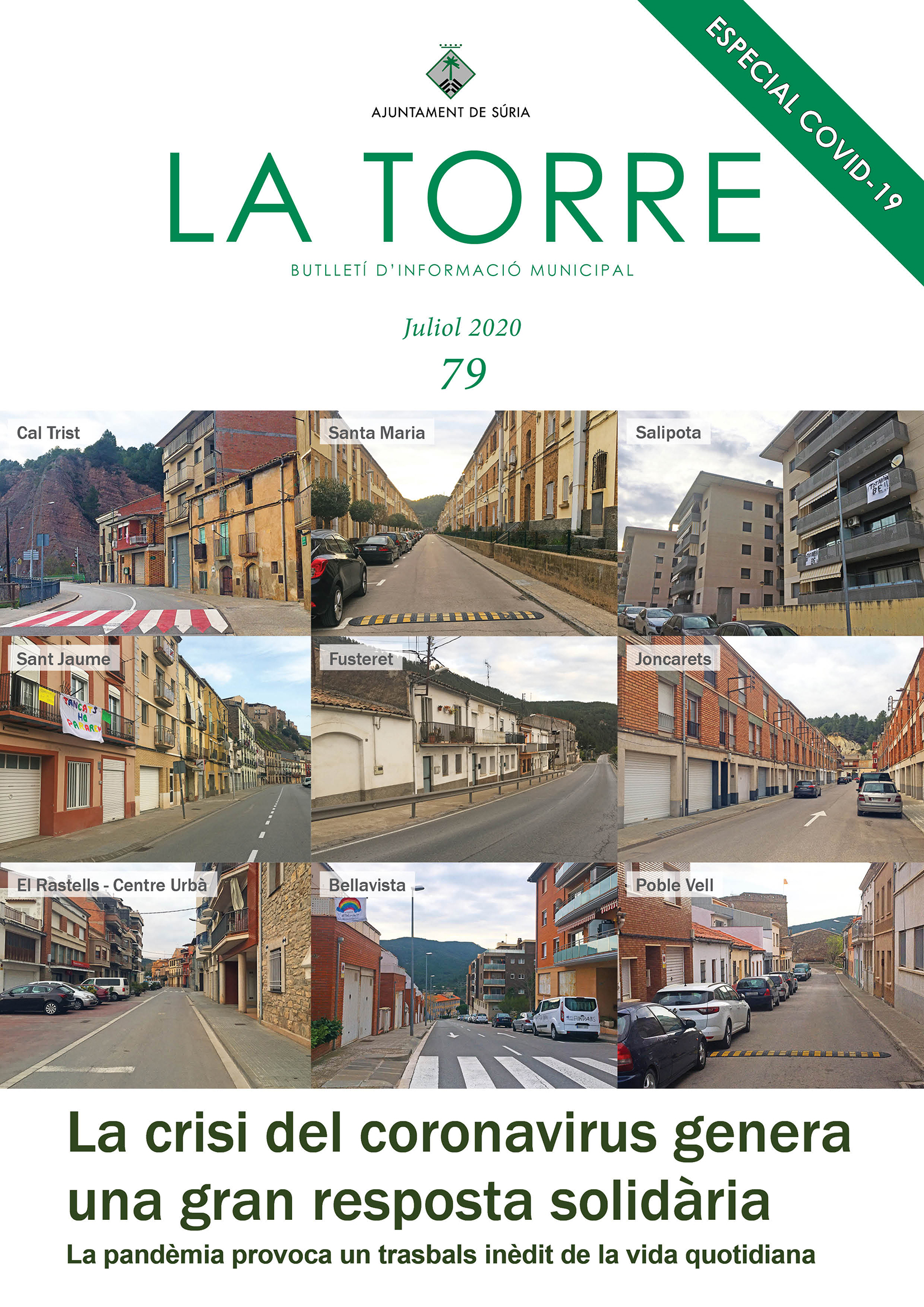 Portada del darrer número del butlletí municipal La Torre.
