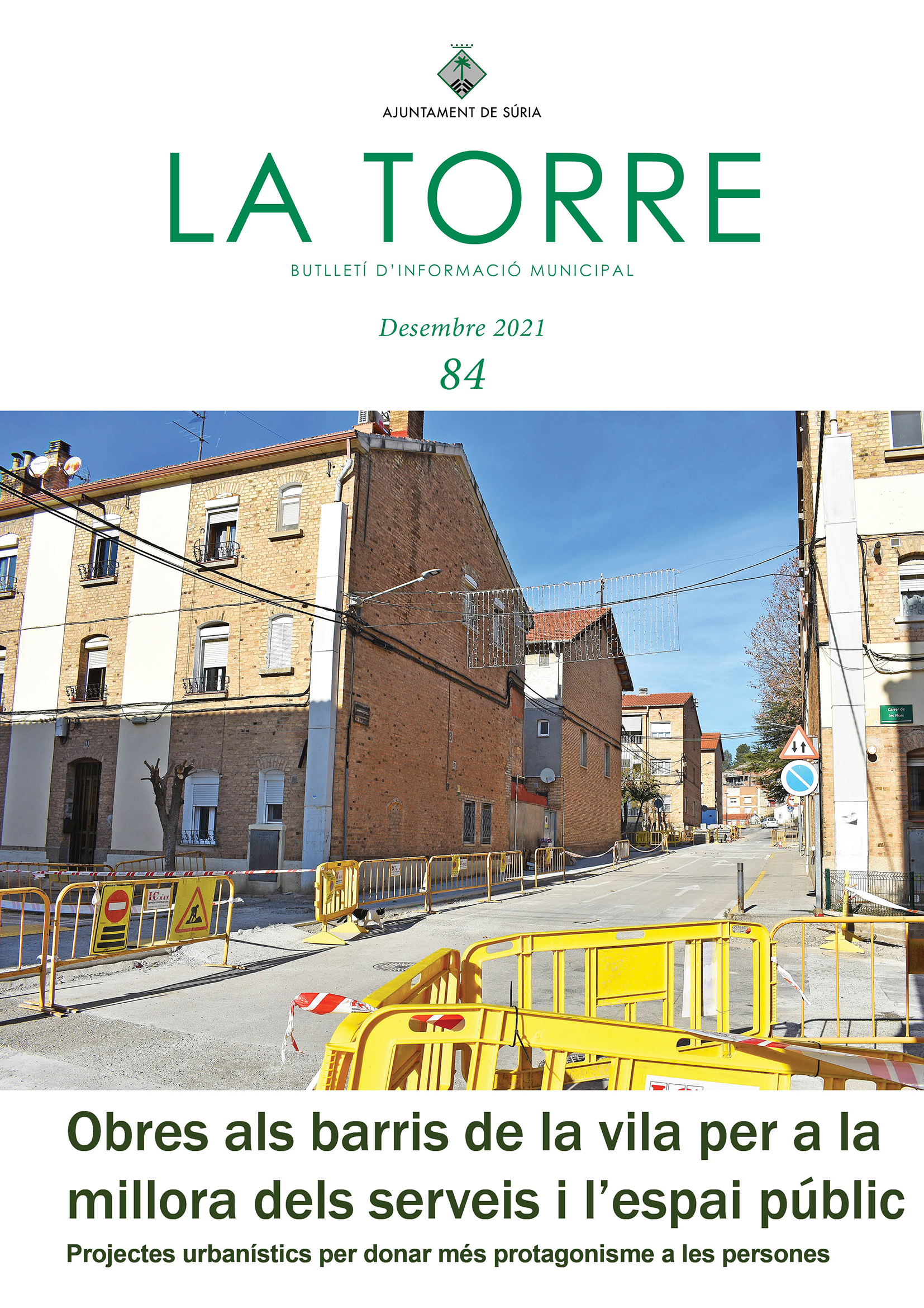 Portada del darrer número del butlletí municipal La Torre.