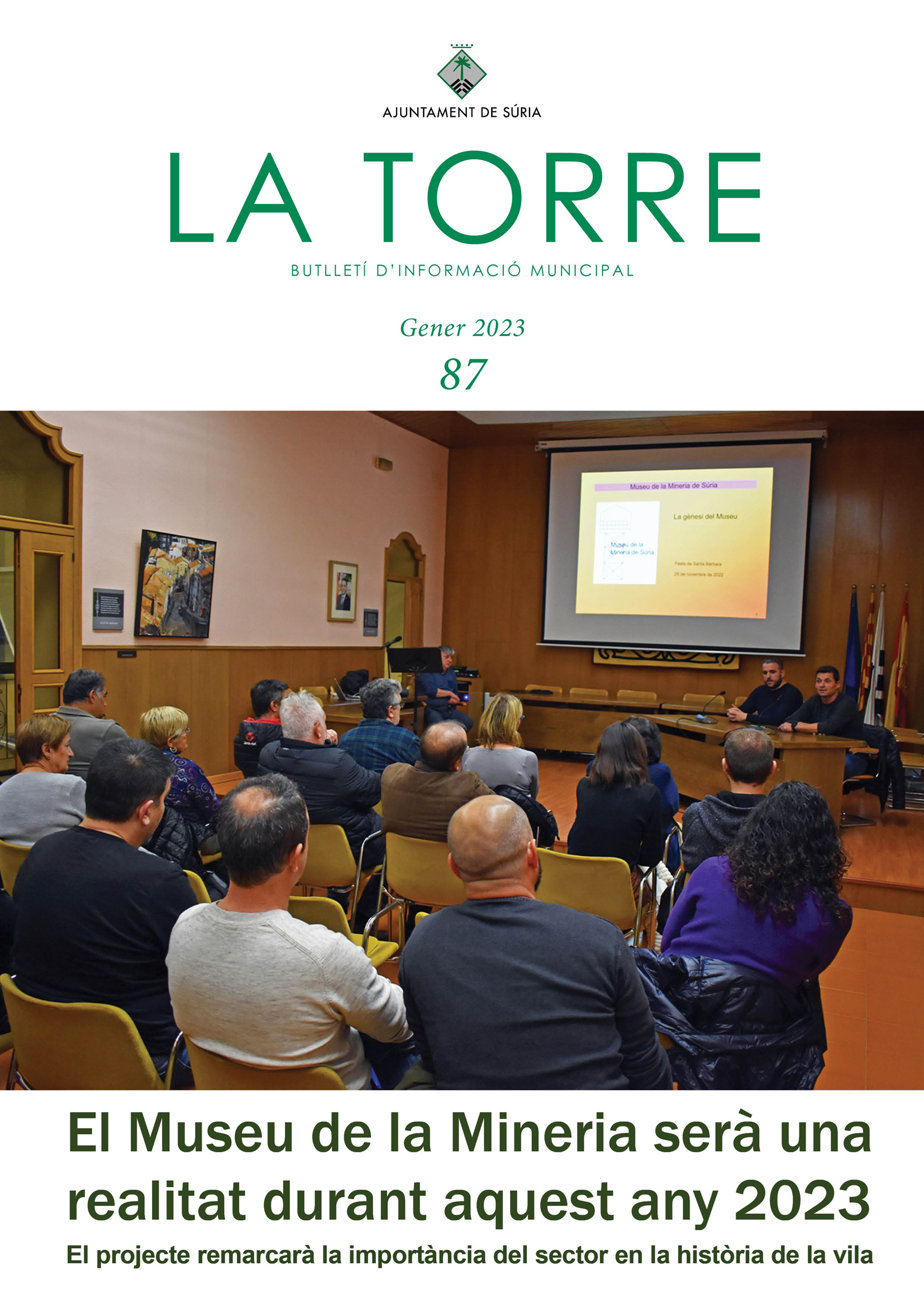 Portada del darrer número del butlletí municipal La Torre.