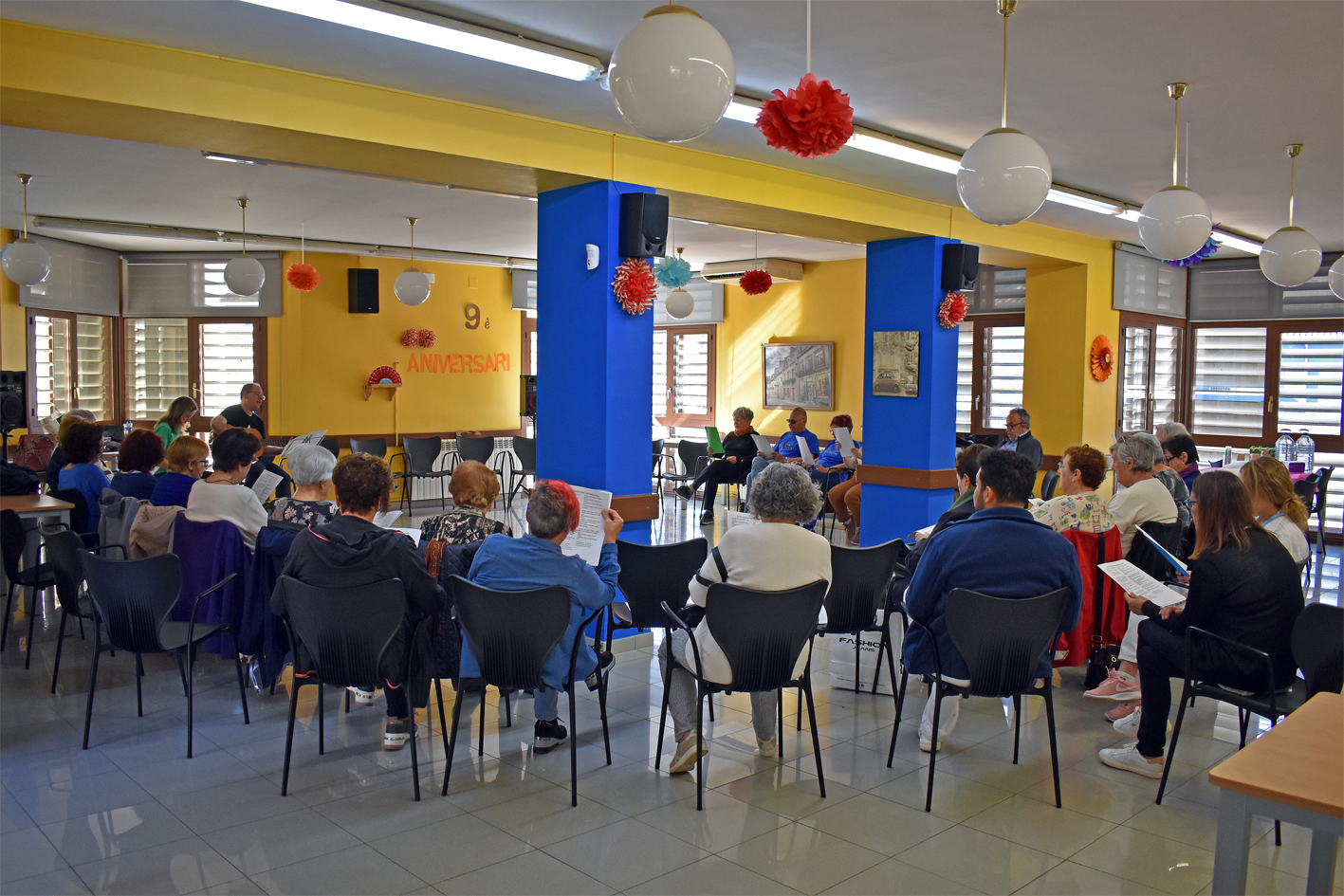 Dijous 30 de marÃ§ de 2023 - Taller sobre mÃºsica i moviment, a cÃ rrec de professorat de l'Escola Municipal de MÃºsica, dins del programa d'activitats de la 1a Escola de Salut, a L'Esplai.