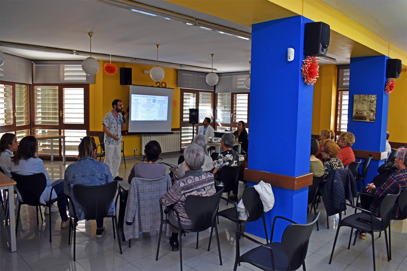 Dijous 27 d'abril de 2023 - Xerrada sobre la gestiÃ³ de la pÃ¨rdua i el dol, dins del programa d'activitats de la 1a Escola de Salut, a L'Esplai.