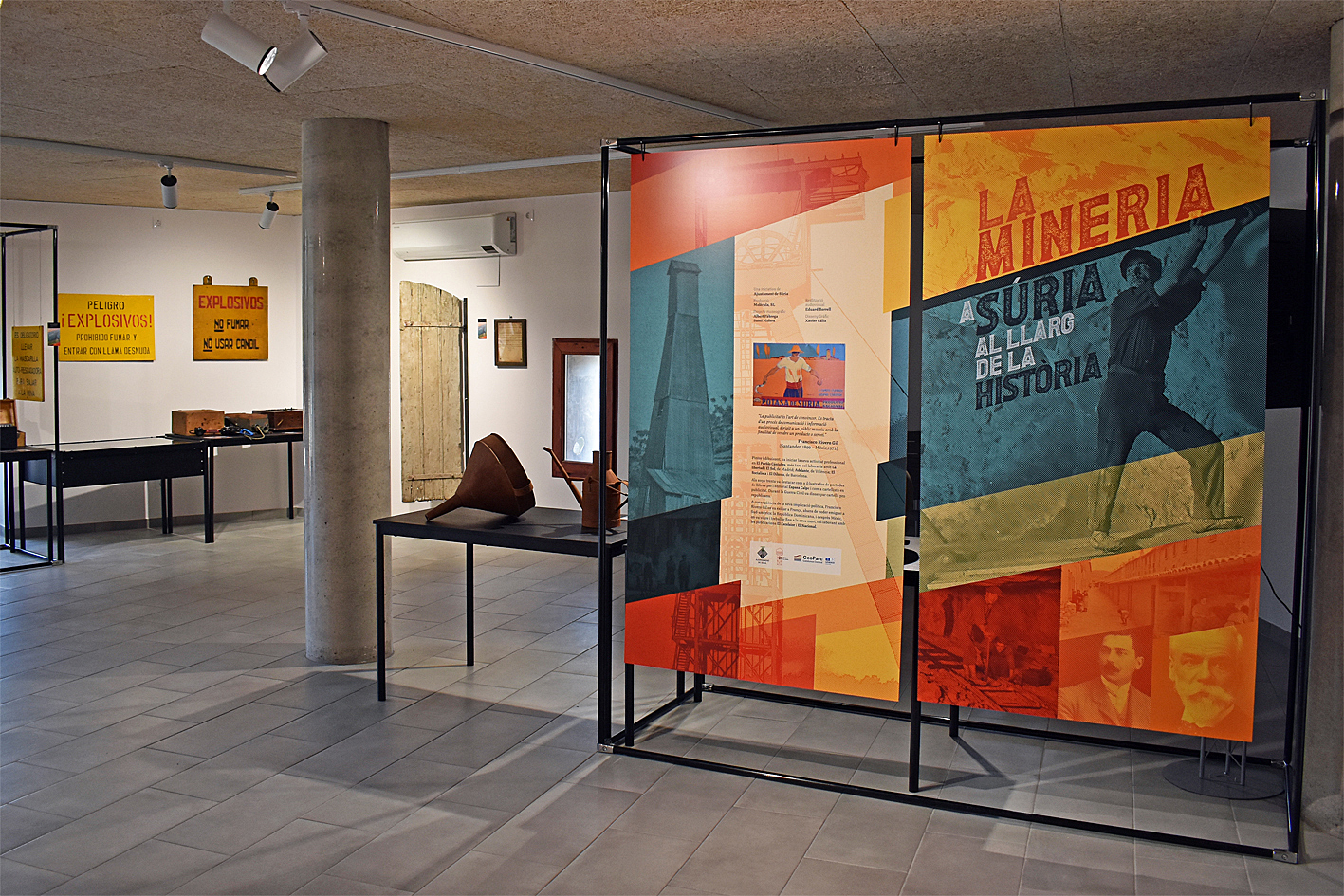 Centre d'interpretació del Museu de la Mineria, a l'edifici del Casinet del Poble Vell.