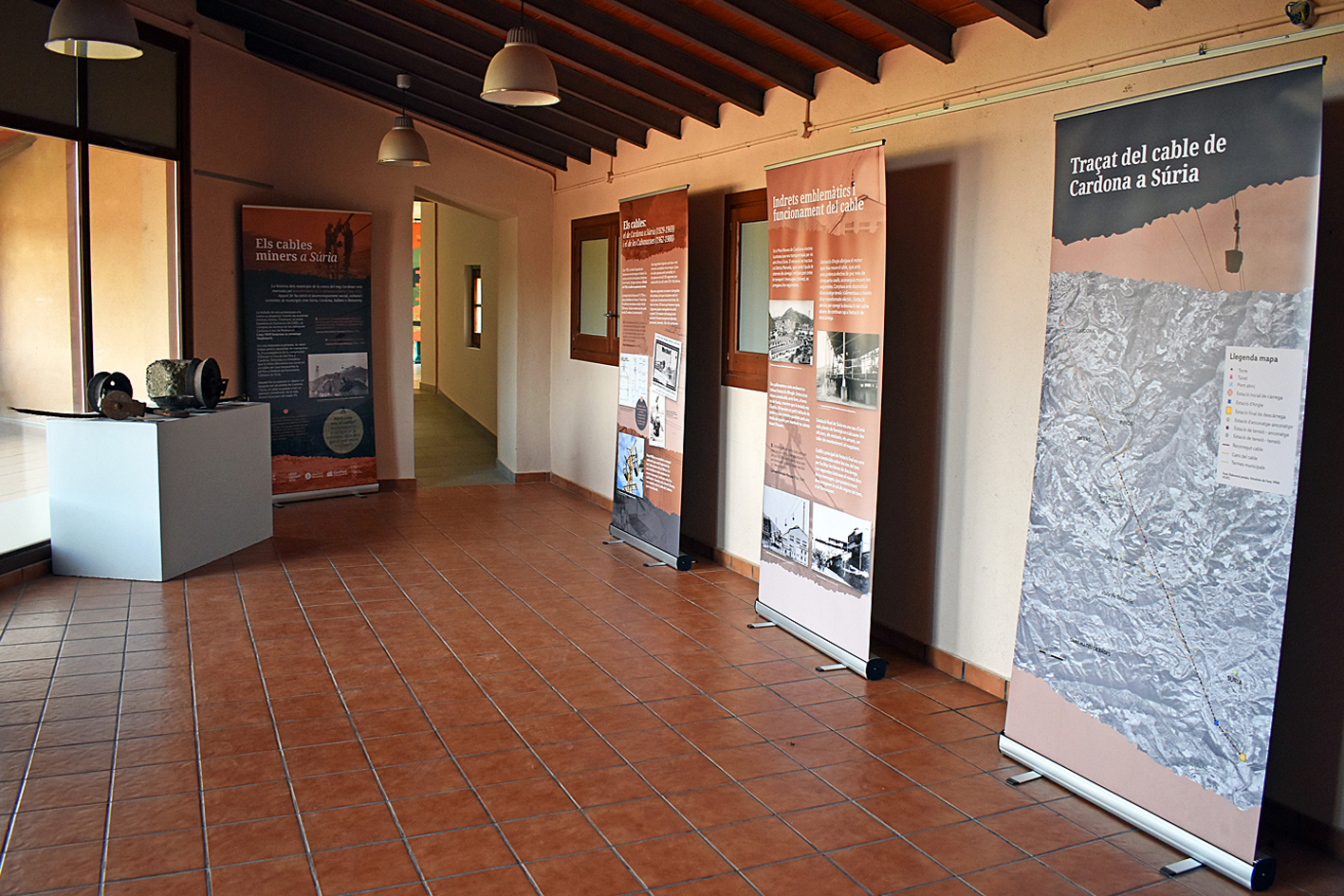 Exposició 'Els cables miners a Súria' a l'edifici de Cal Balaguer del Porxo.