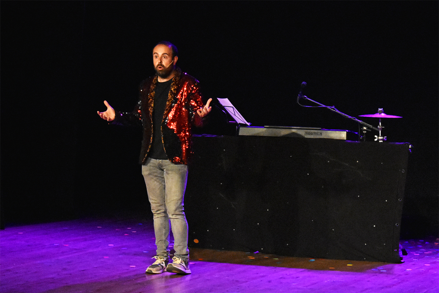 Espectacle humorístic 'L'home orquestra' d'En Peyu al Teatre del Foment Cultural, dins del 6è Festival Art en Cicle.
