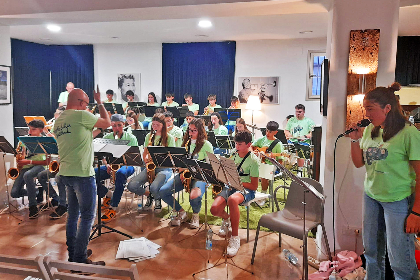 Concert de la JazzBand Navàs-Súria a Manacor, dins de la seva gira per Mallorca. 