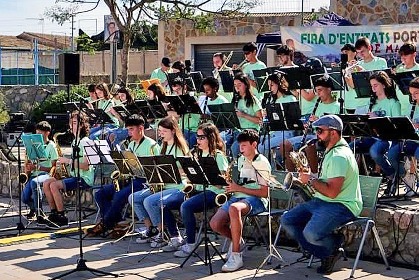 Concert de la JazzBand Navàs-Súria a Marratxí, dins de la seva gira per Mallorca.