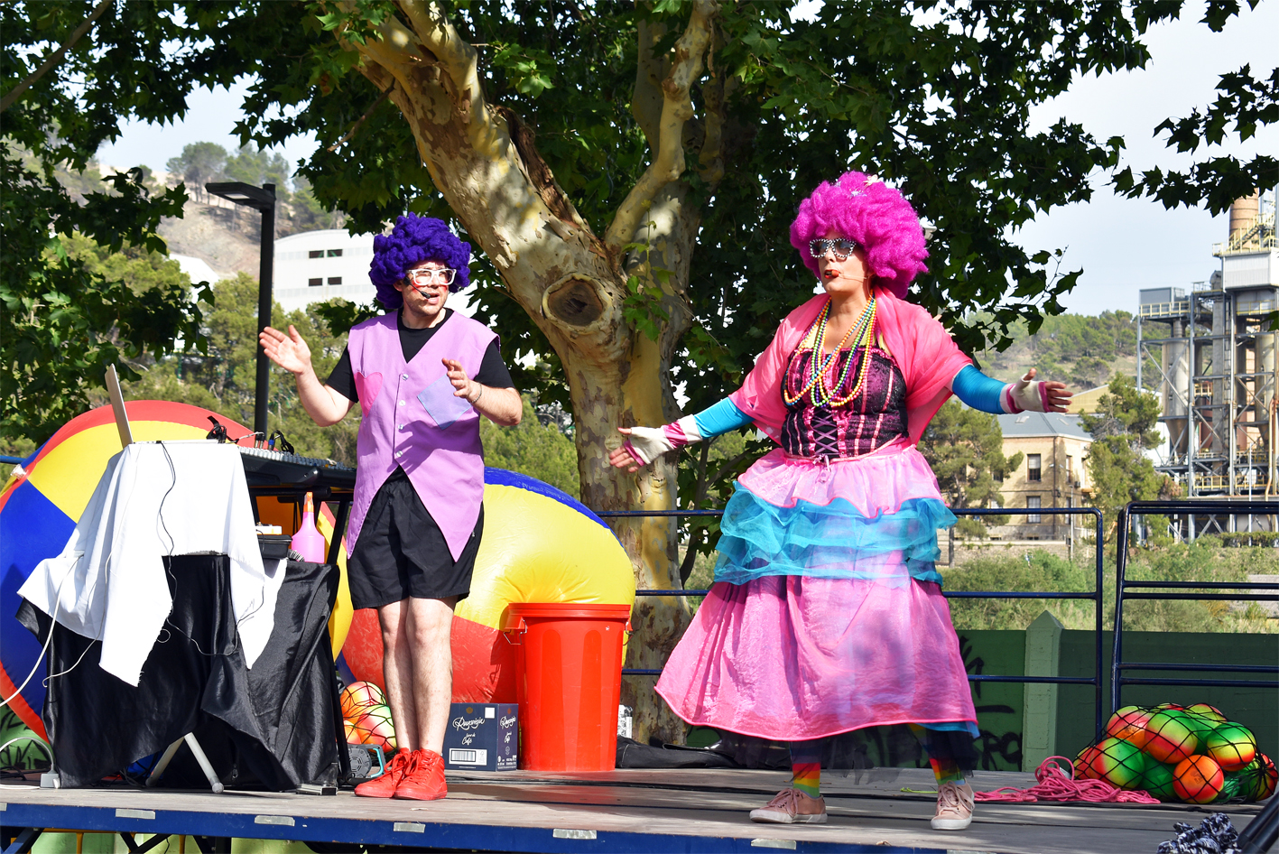 Espectacle dâ€™animaciÃ³ infantil de la companyia La Sal dels Mars, dins de la Festa Major de SÃºria 2023.