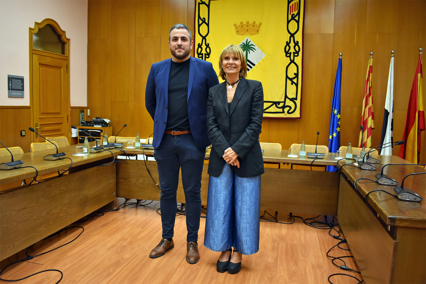 La presidenta de la Diputació coneix els projectes de l'Ajuntament en la seva primera visita oficial a Súria 