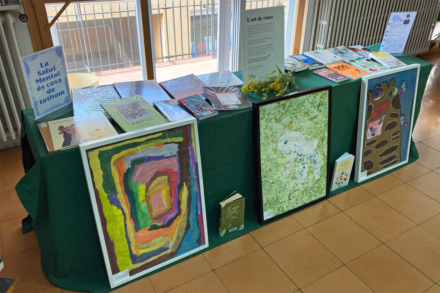 La Biblioteca Pública de Súria participa en les iniciatives de sensibilització sobre la salut mental