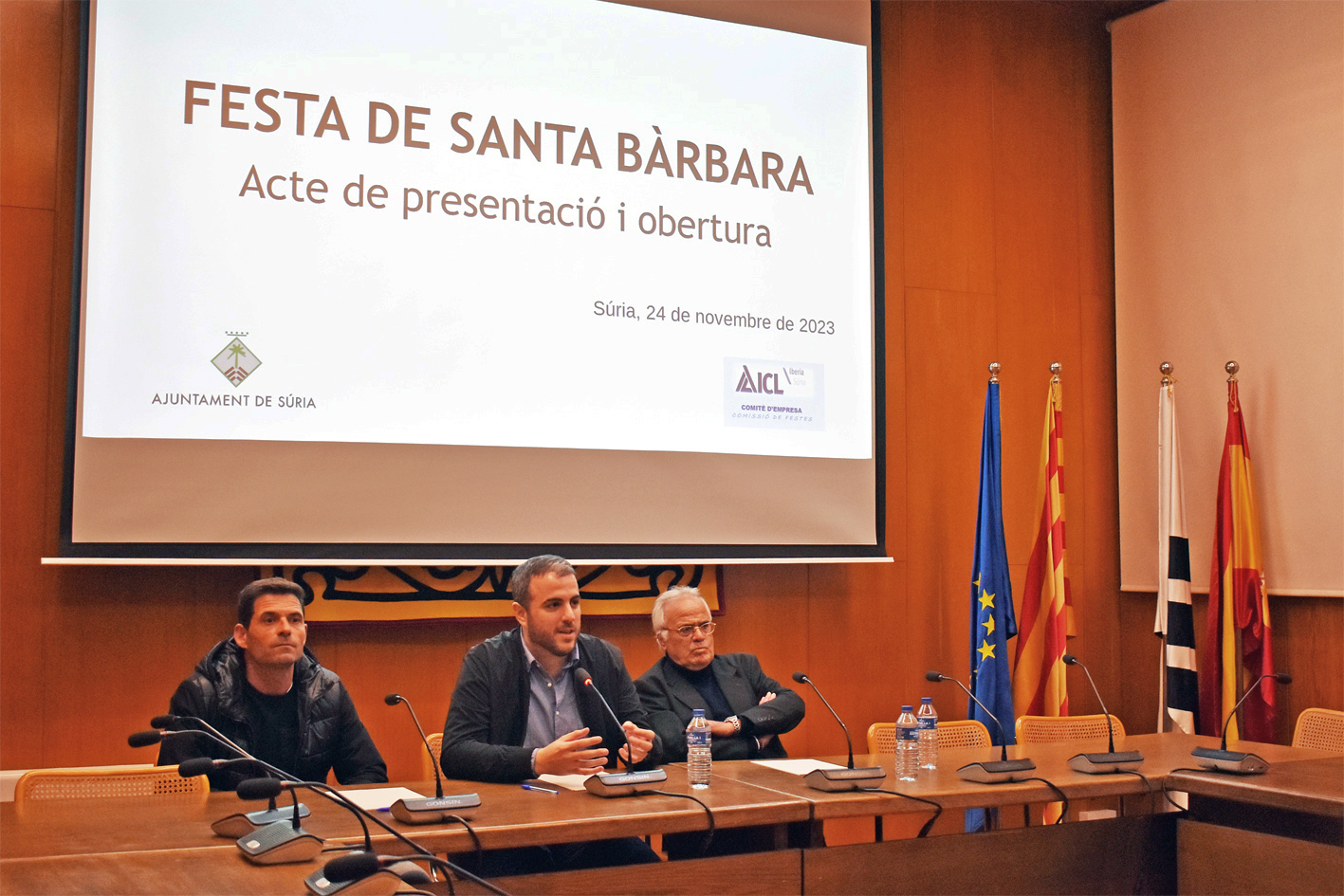 La història del barri miner de la Colònia protagonitza l'acte d'obertura de la Festa de Santa Bàrbara a la Casa de la Vila