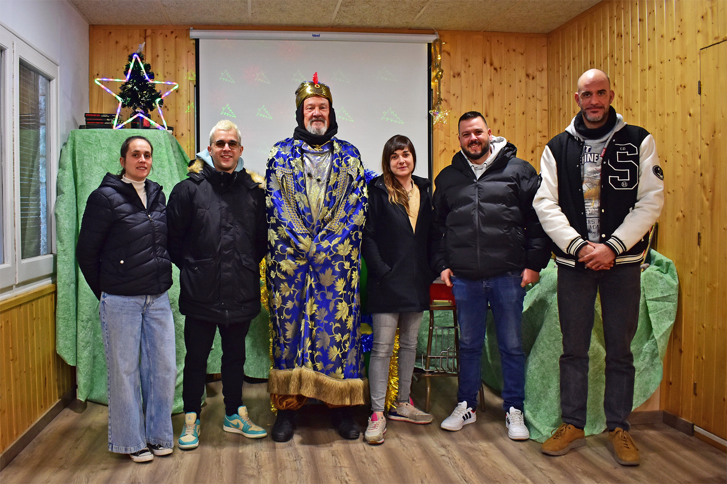 Visita del Patge Reial al barri de Santa Maria.