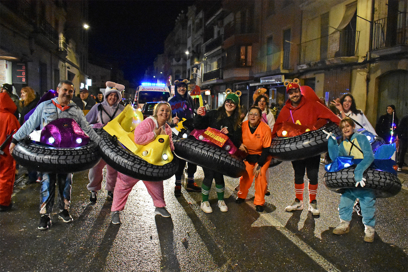 Participants en la rua del Carnestoltes de SÃºria 2024.