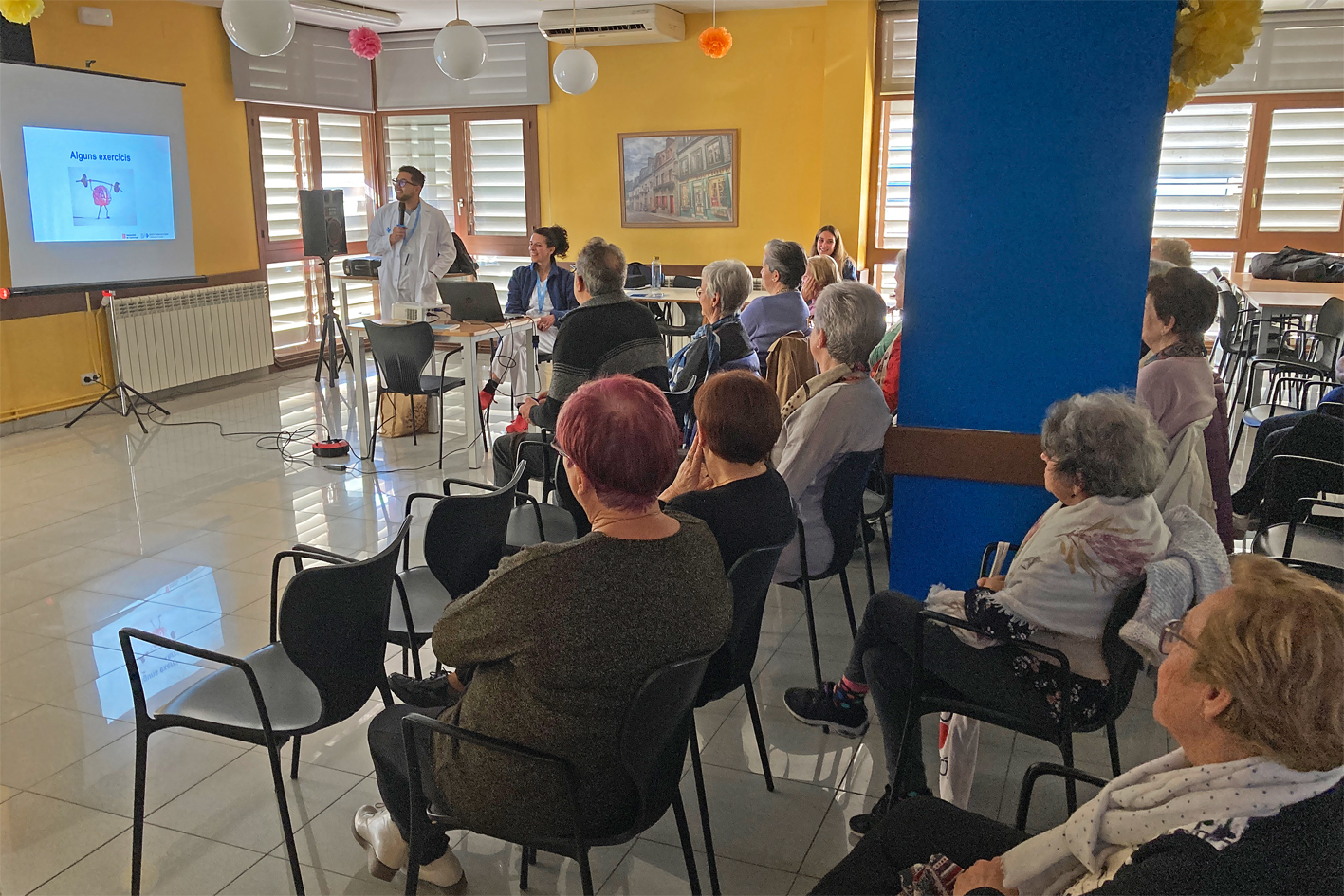 Dijous 29 de febrer de 2024 - Taller d'estimulaciÃ³ cognitiva, dins de la 3a Escola de Salut de SÃºria.