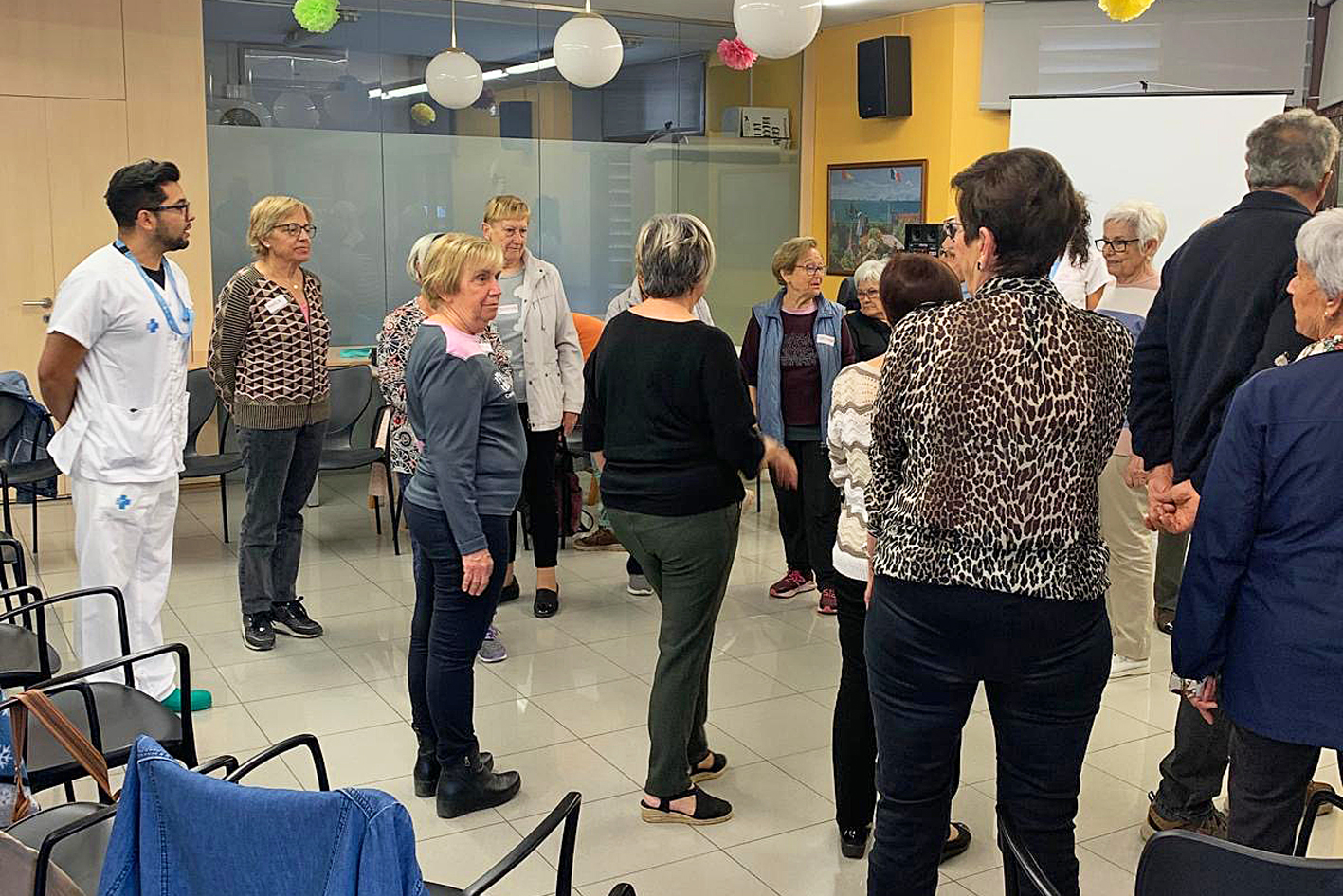 Dijous 18 d'abril de 2024 - Taller de salut emocional, dins de la 3a Escola de Salut de SÃºria.