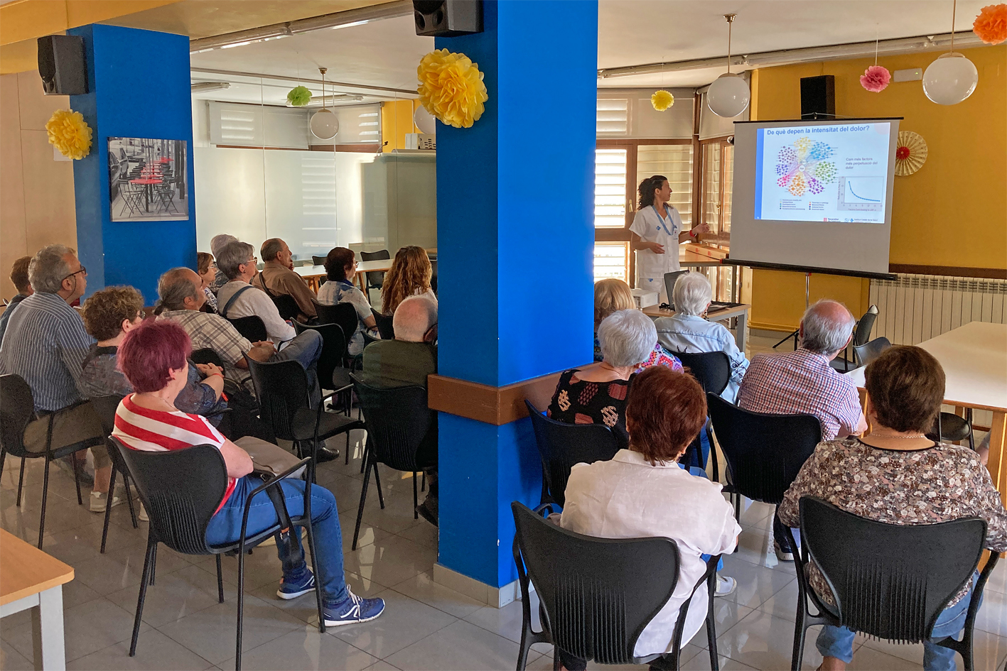 Dijous 30 de maig de 2024 - Xerrada 'Parlem del dolor', dins de la 3a Escola de Salut de SÃºria.