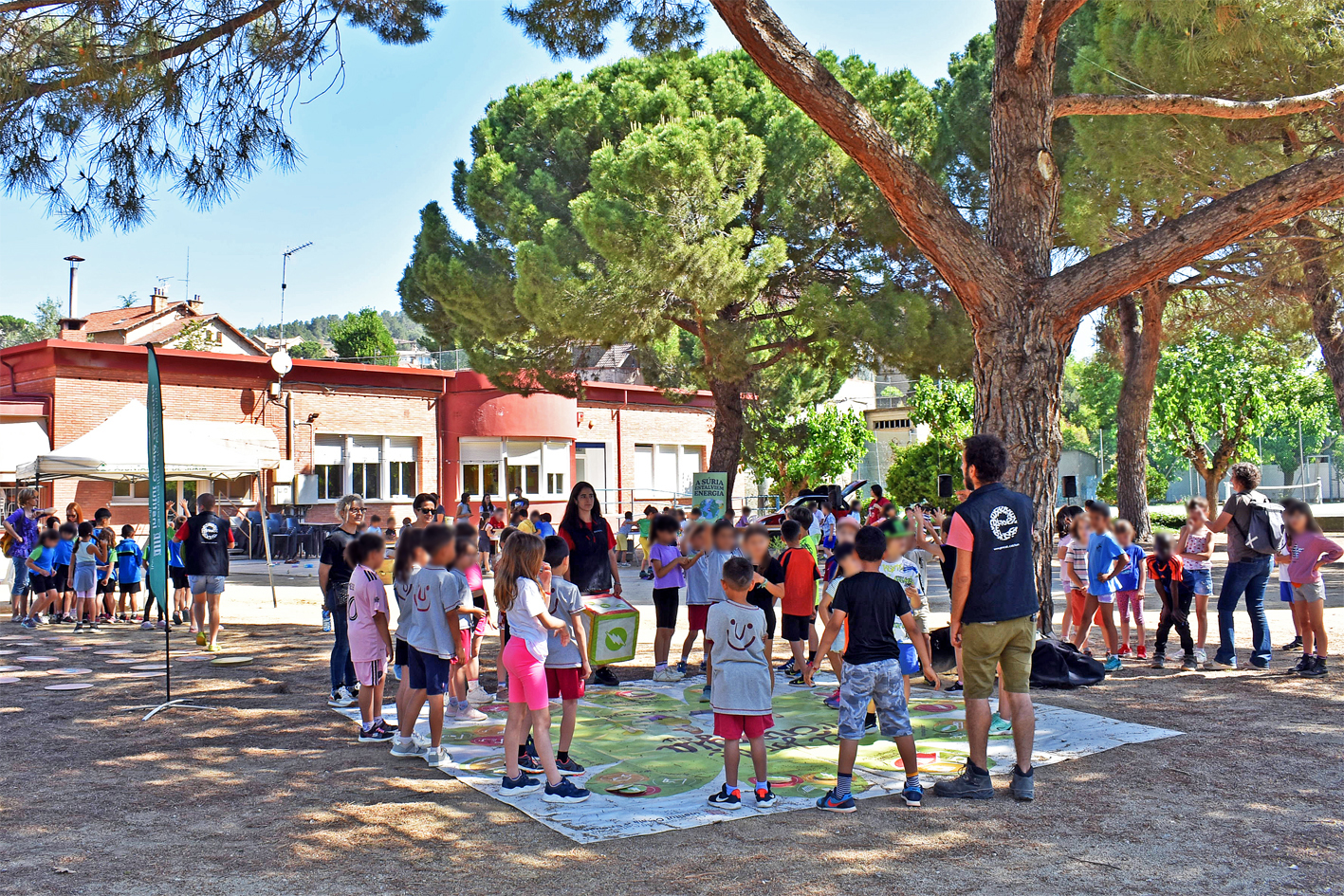 Festa de cloenda de les activitats de les Escoles Verdes de Súria durant l'actual curs escolar, al Parc Municipal Macary i Viader.