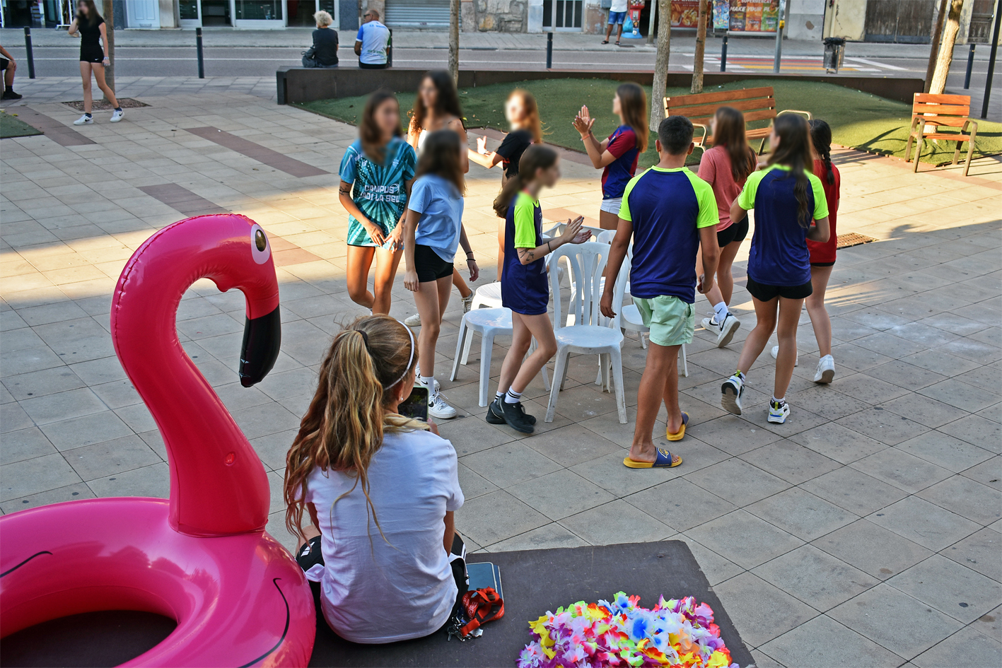 Inici de la Gimcana Nocturna dels Trucs de lâ€™Agrupament Escolta i Guia Joan Ros, dins de la Festa Major de SÃºria 2024.