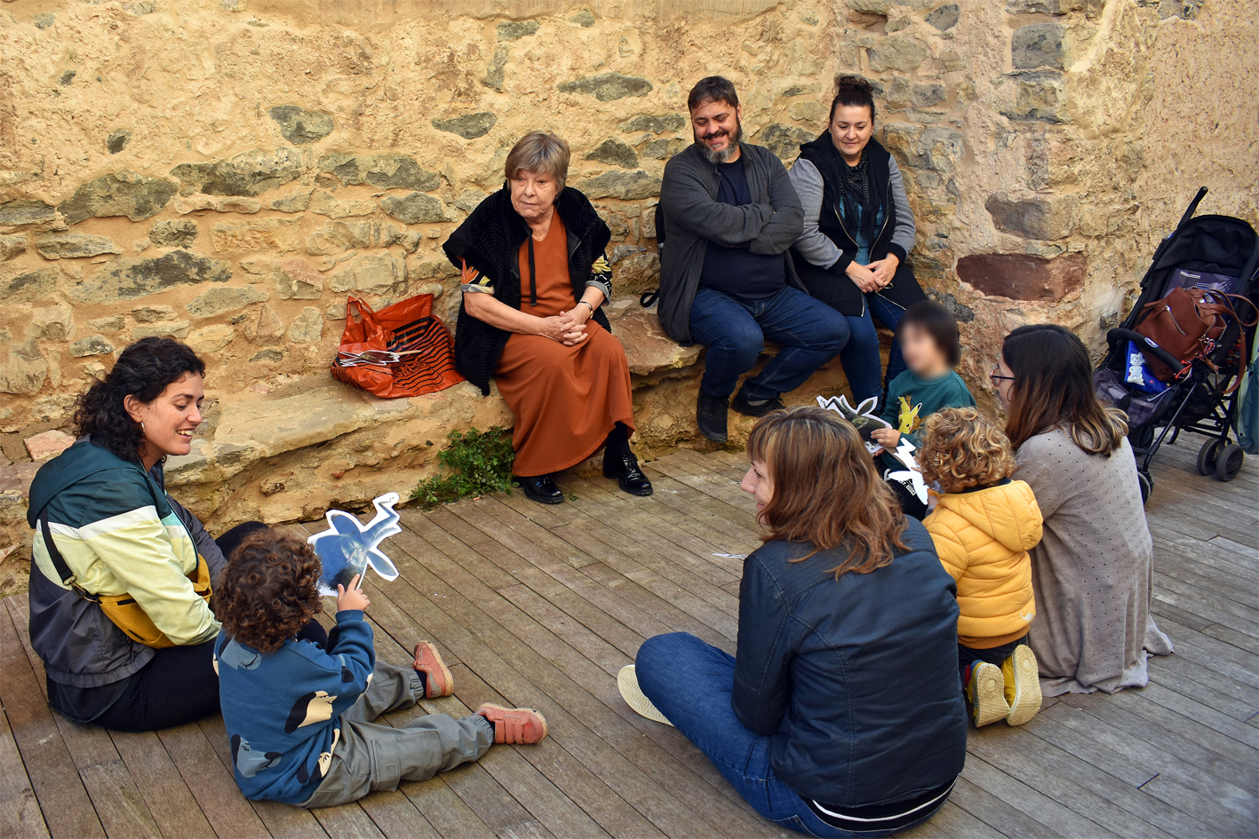 Contacontes al Clos del Castell, dins de la 21a Fira Medieval dâ€™Oficis de SÃºria.