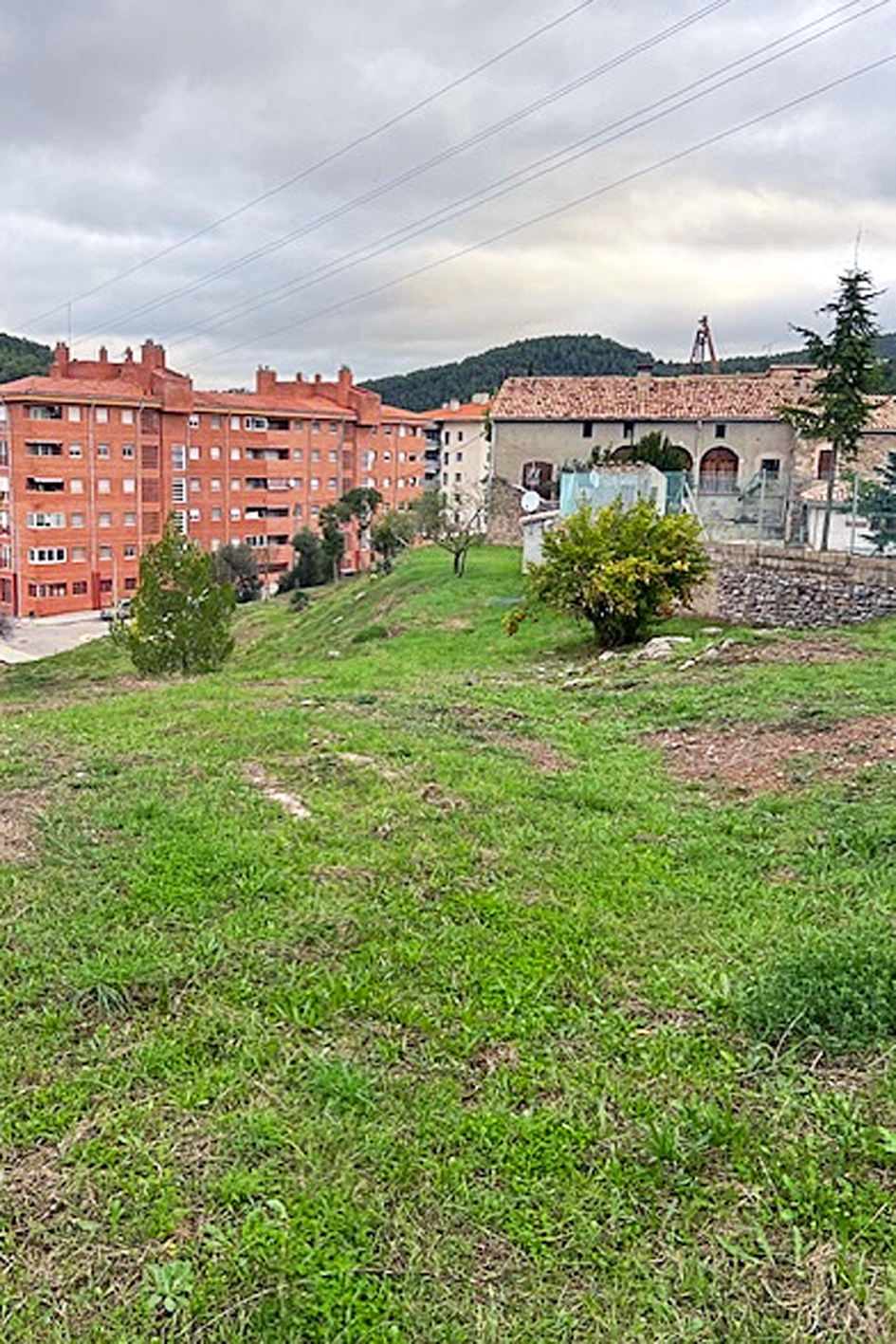 Treballs de manteniment de la franja forestal de seguretat, a l'entorn del barri de Salipota.