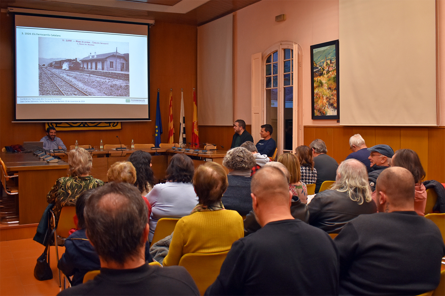 L'inici de la Festa de Santa Bàrbara posa de manifest la importància del tren de la potassa i l'interès per recuperar el seu ús per al transport de viatgers 