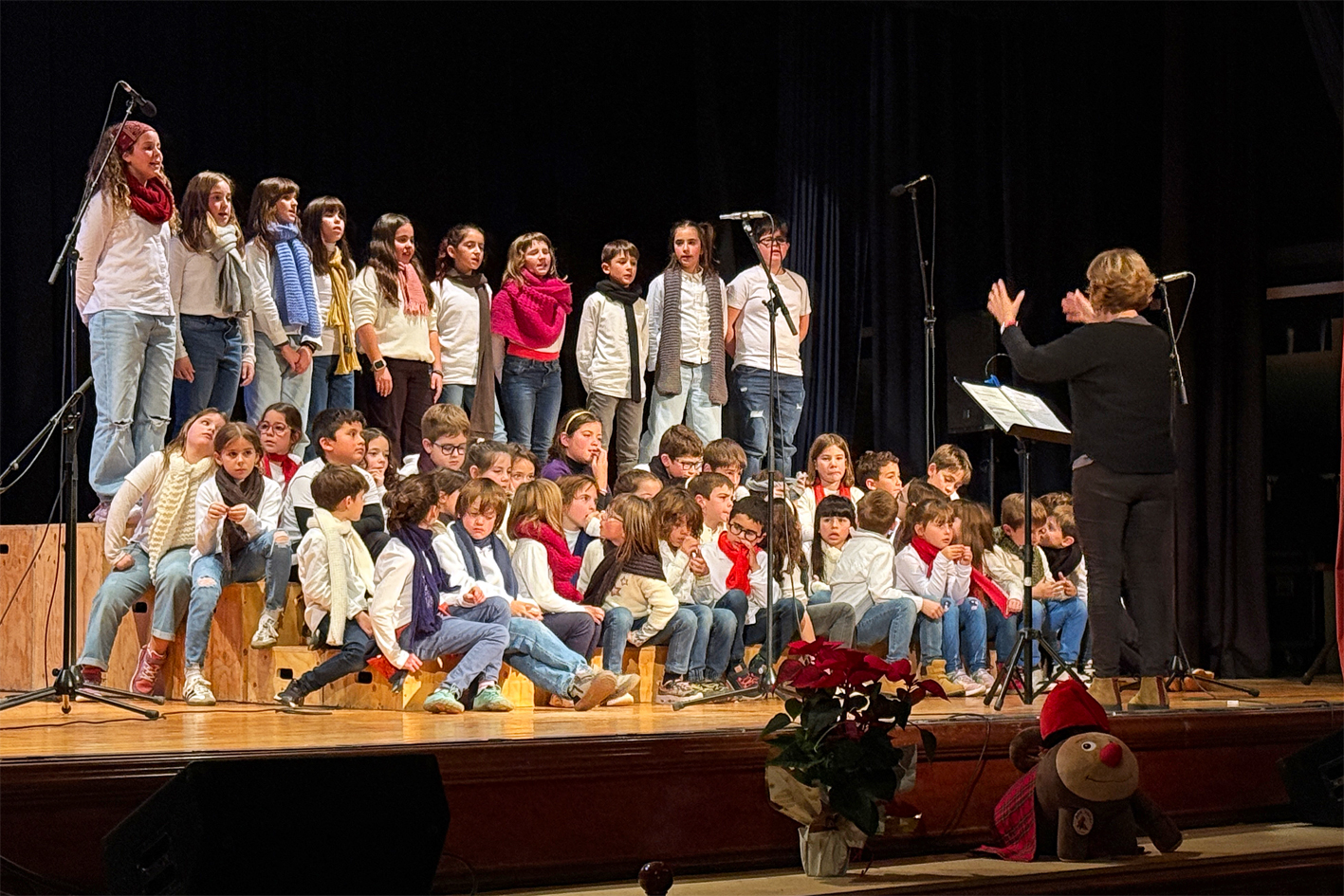 Curs 2024-25 - Concert de Nadal de l'Escola Municipal de MÃºsica a la ResidÃ¨ncia Bell RepÃ²s, a partir d'un conte d'Eva Ferrer Paniagua.
