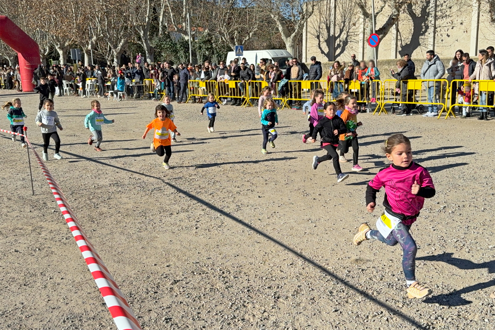 Cursa del Cros Escolar de Súria, celebrat al circuit del Rieral del Tordell.