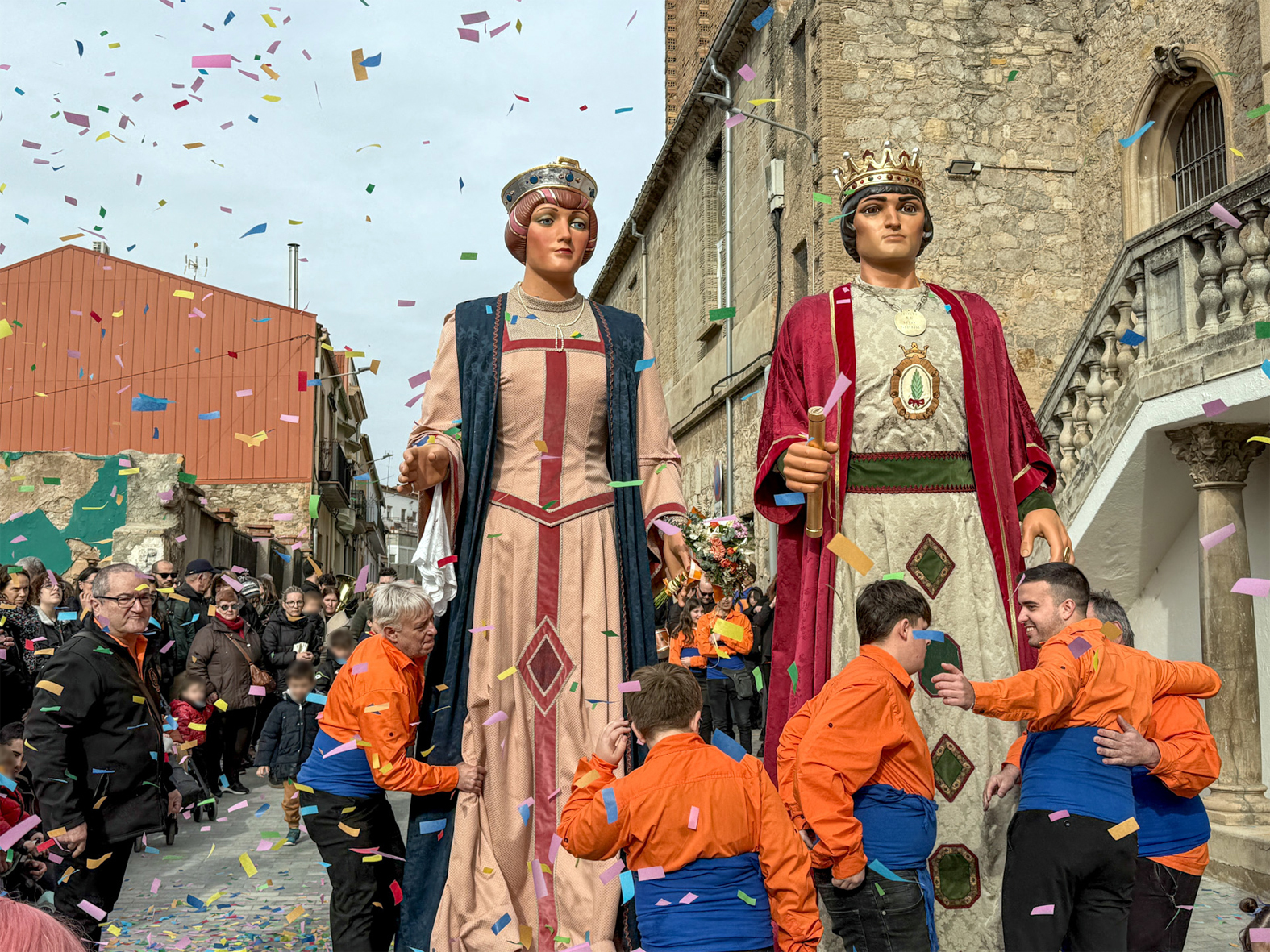 Els Gegants de Súria estrenen la nova imatge dins del programa de la Festa de Sant Sebastià