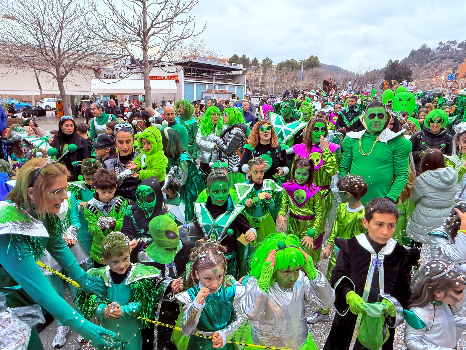 Participants en la rua del Carnestoltes de SÃºria 2025.