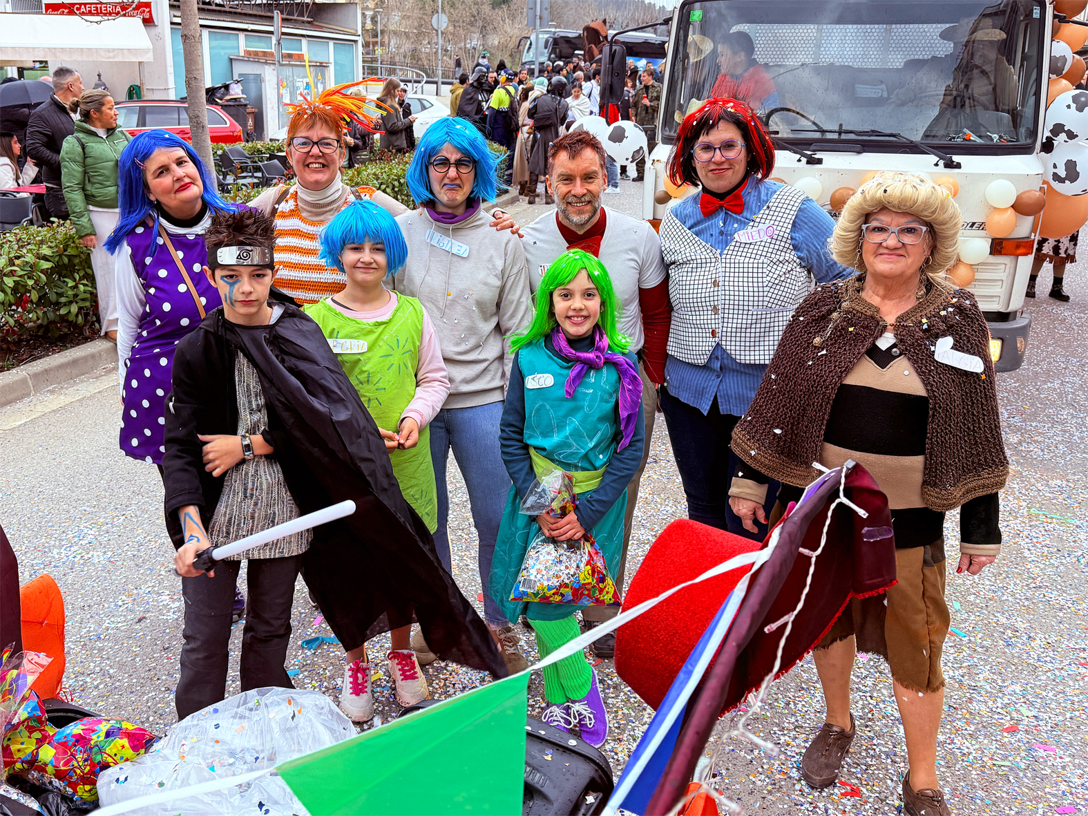 Participants en la rua del Carnestoltes de SÃºria 2025.