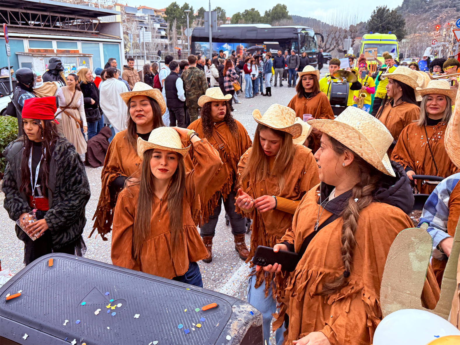 Participants en la rua del Carnestoltes de SÃºria 2025.