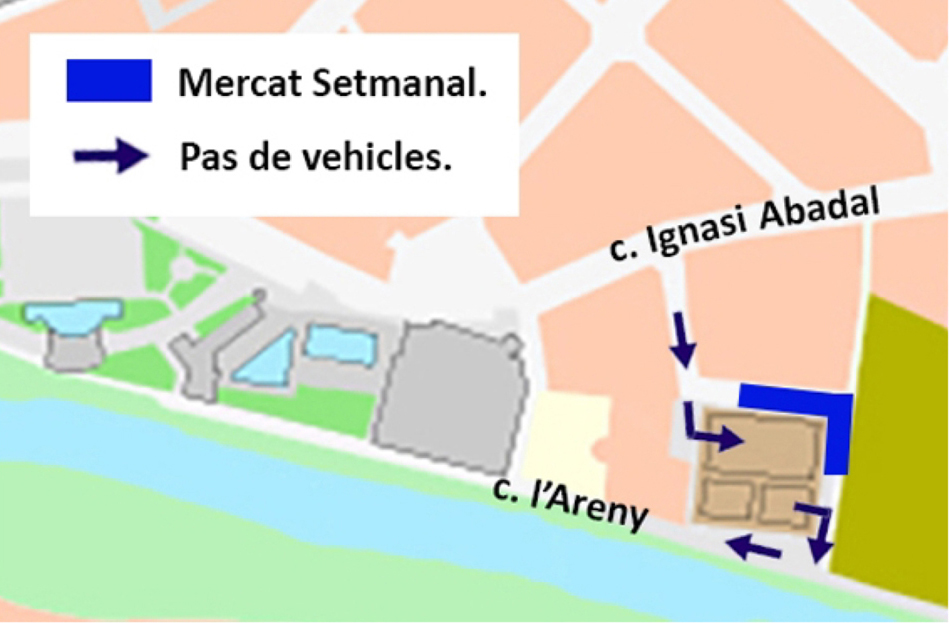 Avís sobre el Mercat Setmanal del dissabte 29 de març
