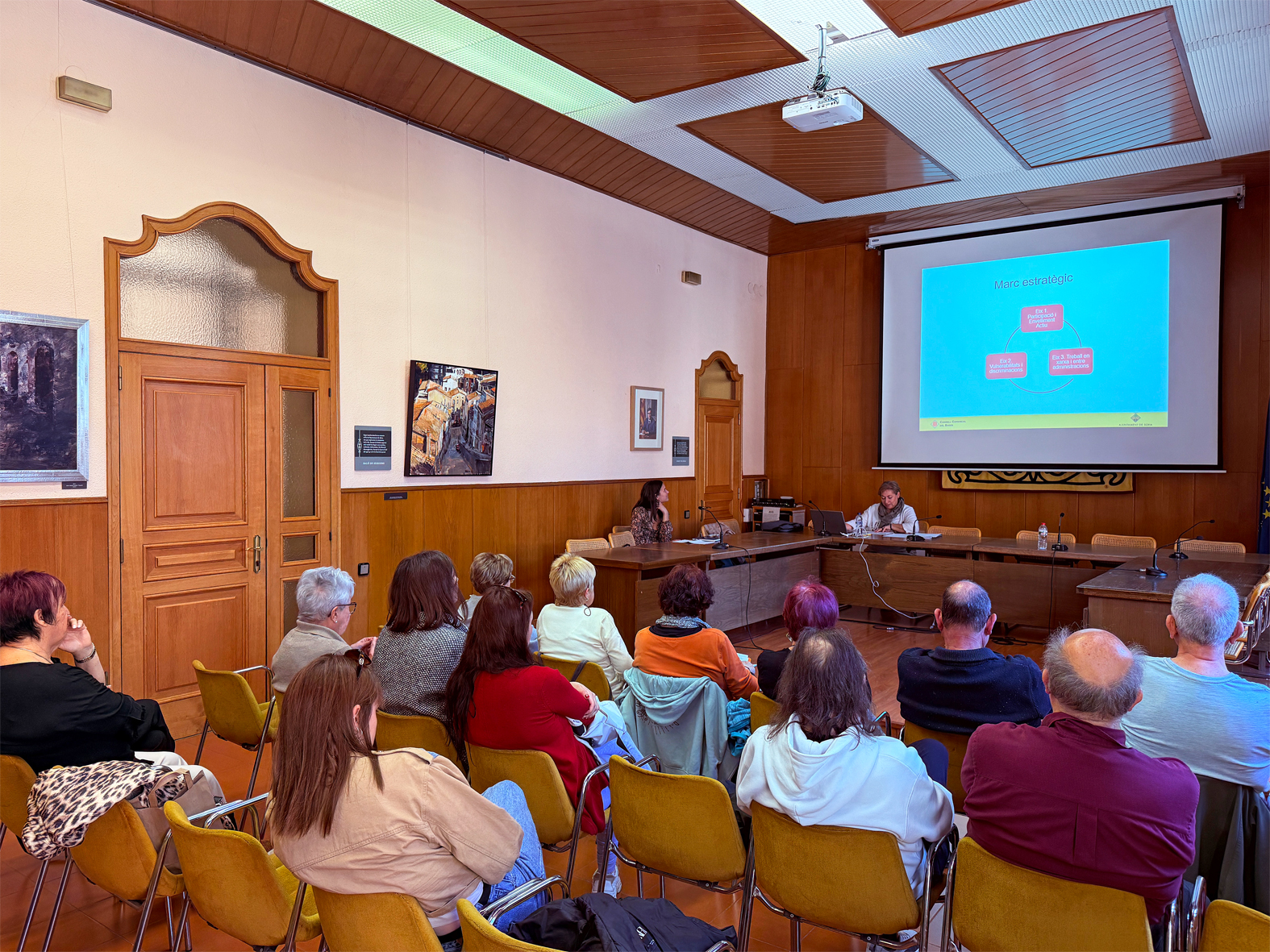 El Consell Comarcal presenta a Súria el Pla d'Envelliment Actiu del Bages
