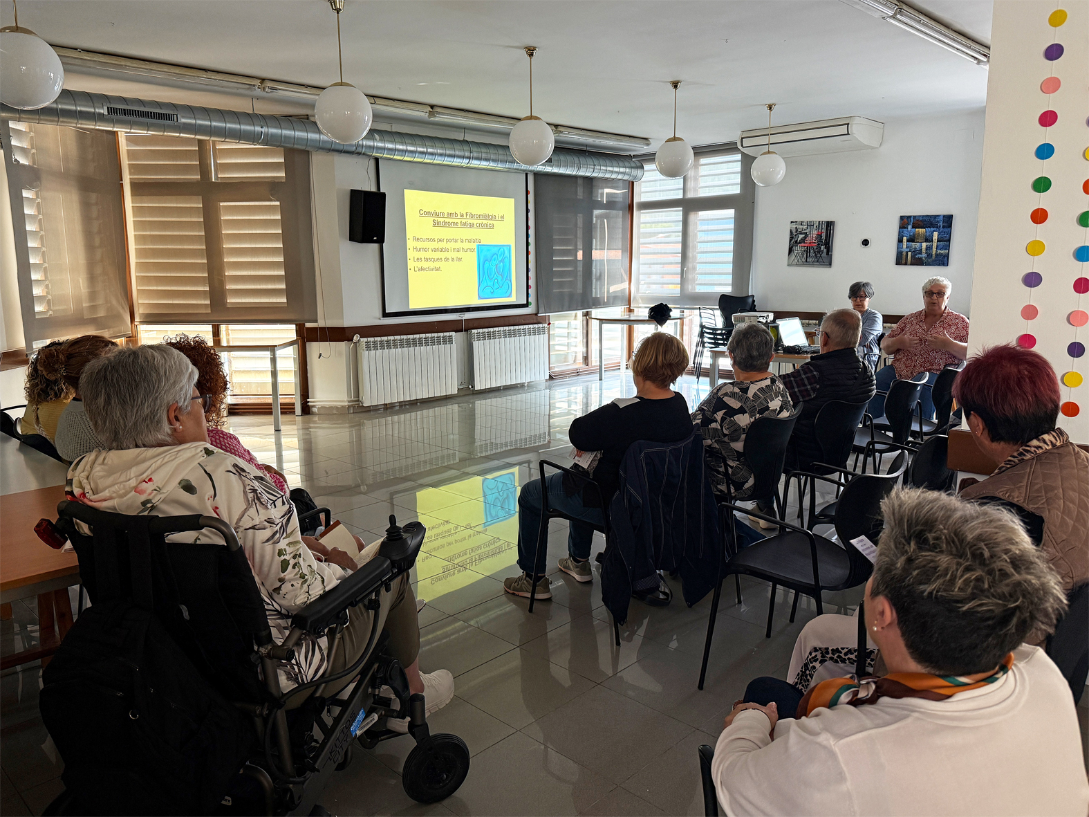 Dijous 15 de maig de 2025 - Xerrada 'FibromiÃ lgia' a cÃ rrec de l'AssociaciÃ³ de FibromiÃ lgia, dins de la 4a Escola de Salut de SÃºria.