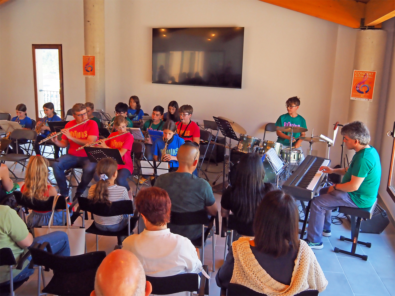 Curs 2024-25 - Concert de les Escoles Municipals de MÃºsica de SÃºria i d'Abrera a la Sala del Portal del Casinet del Poble Vell.