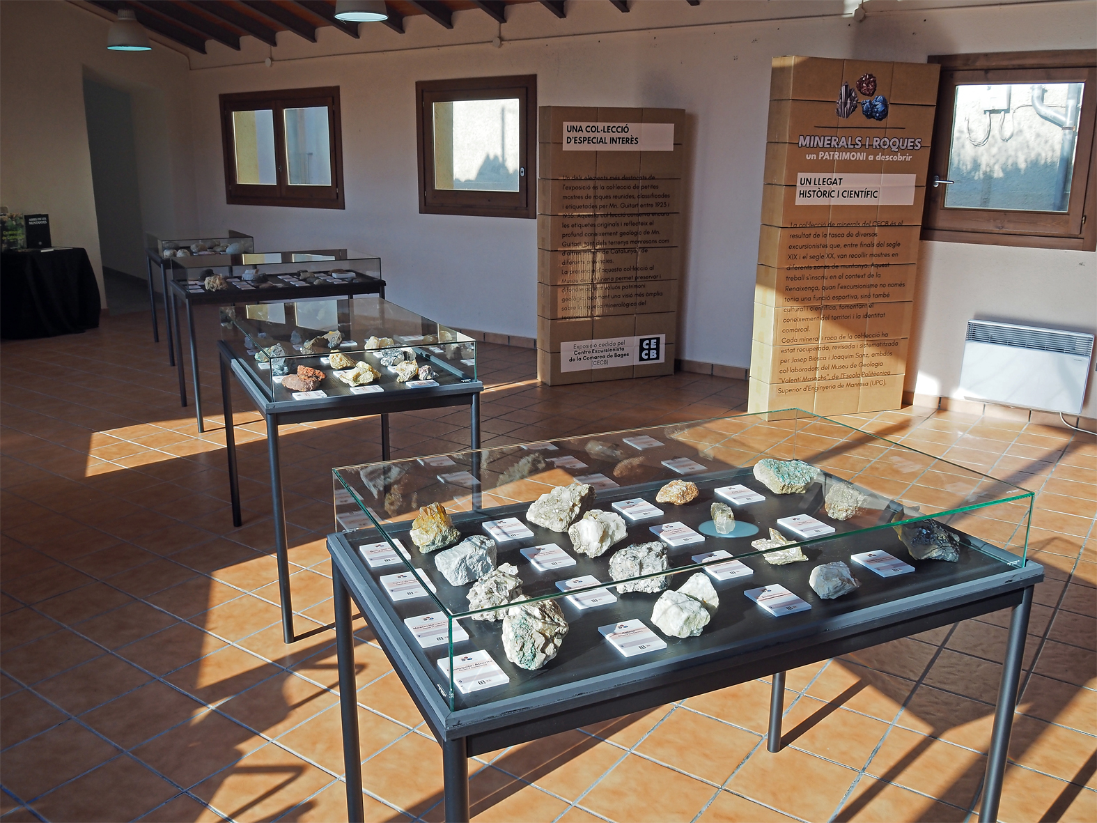 La col·lecció mineralògica del Centre Excursionista de la Comarca de Bages ja es pot visitar al Museu de la Mineria