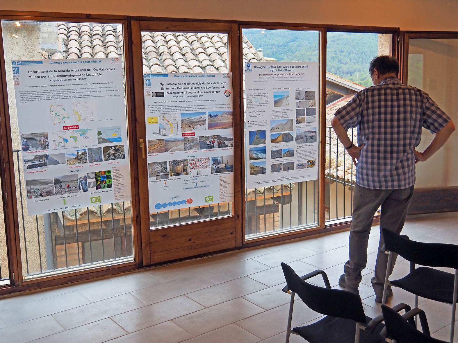 Plafons presentats al 6è Congrés Internacional de Geologia i Mineria Ambiental, a Súria.