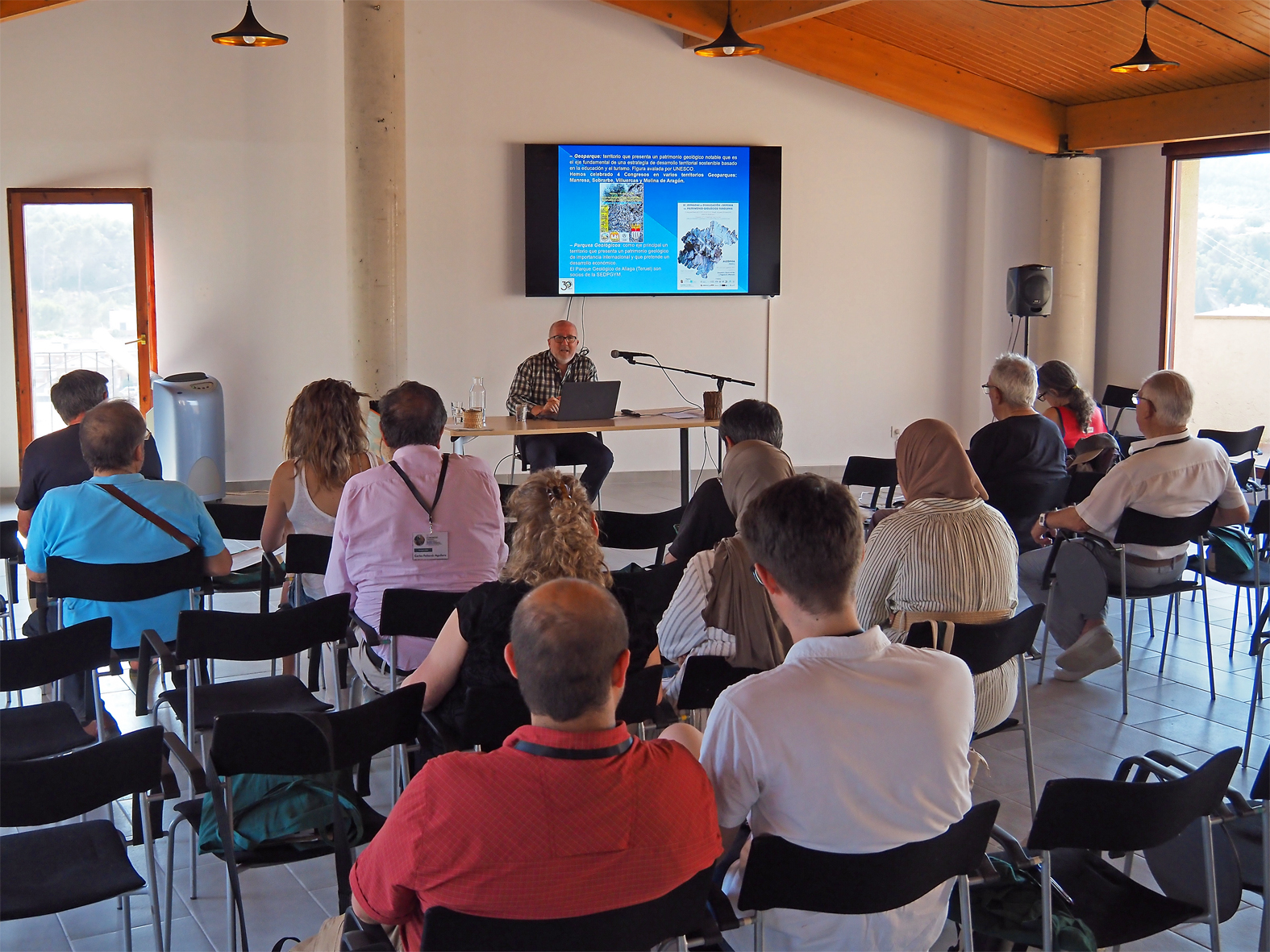 Conferència d'Antonio Pizarro (Sedpgym), dins del 6è Congrés Internacional de Geologia i Mineria Ambiental, a Súria.